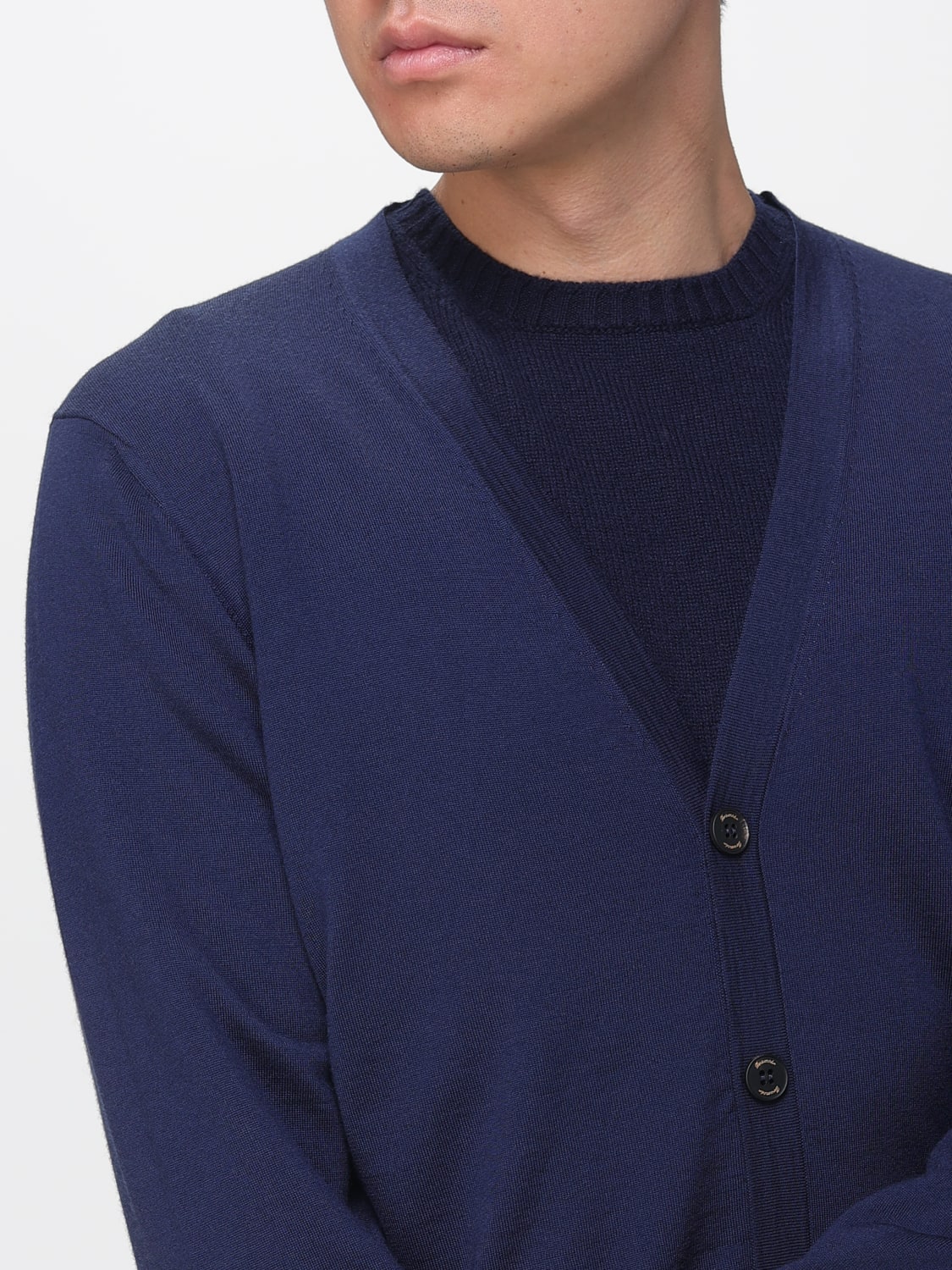 DRUMOHR SWEATER: Cardigan men Drumohr, Grey 1 - Img 4