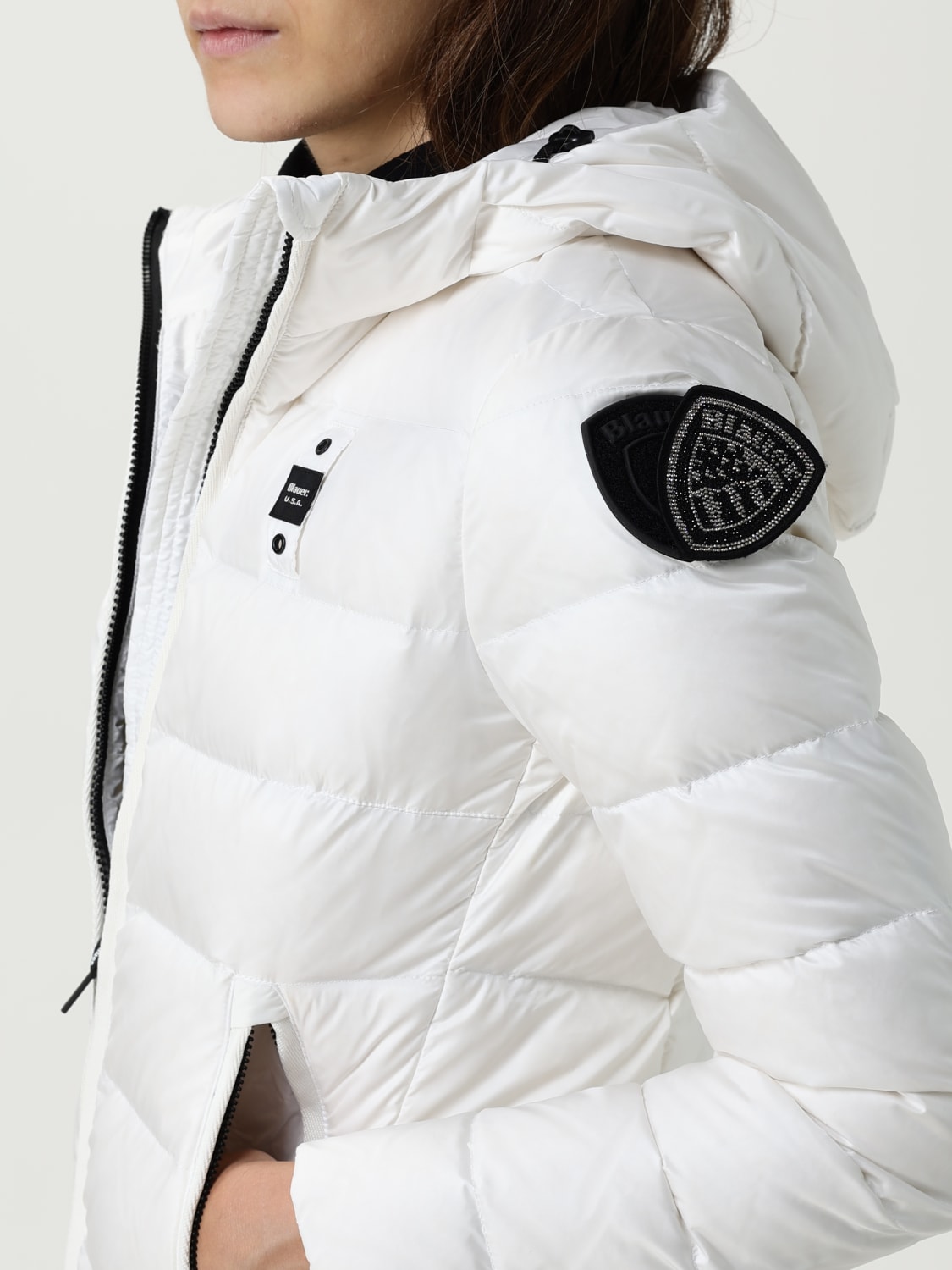 BLAUER CHAQUETA: Chaqueta mujer Blauer, Blanco - Img 4