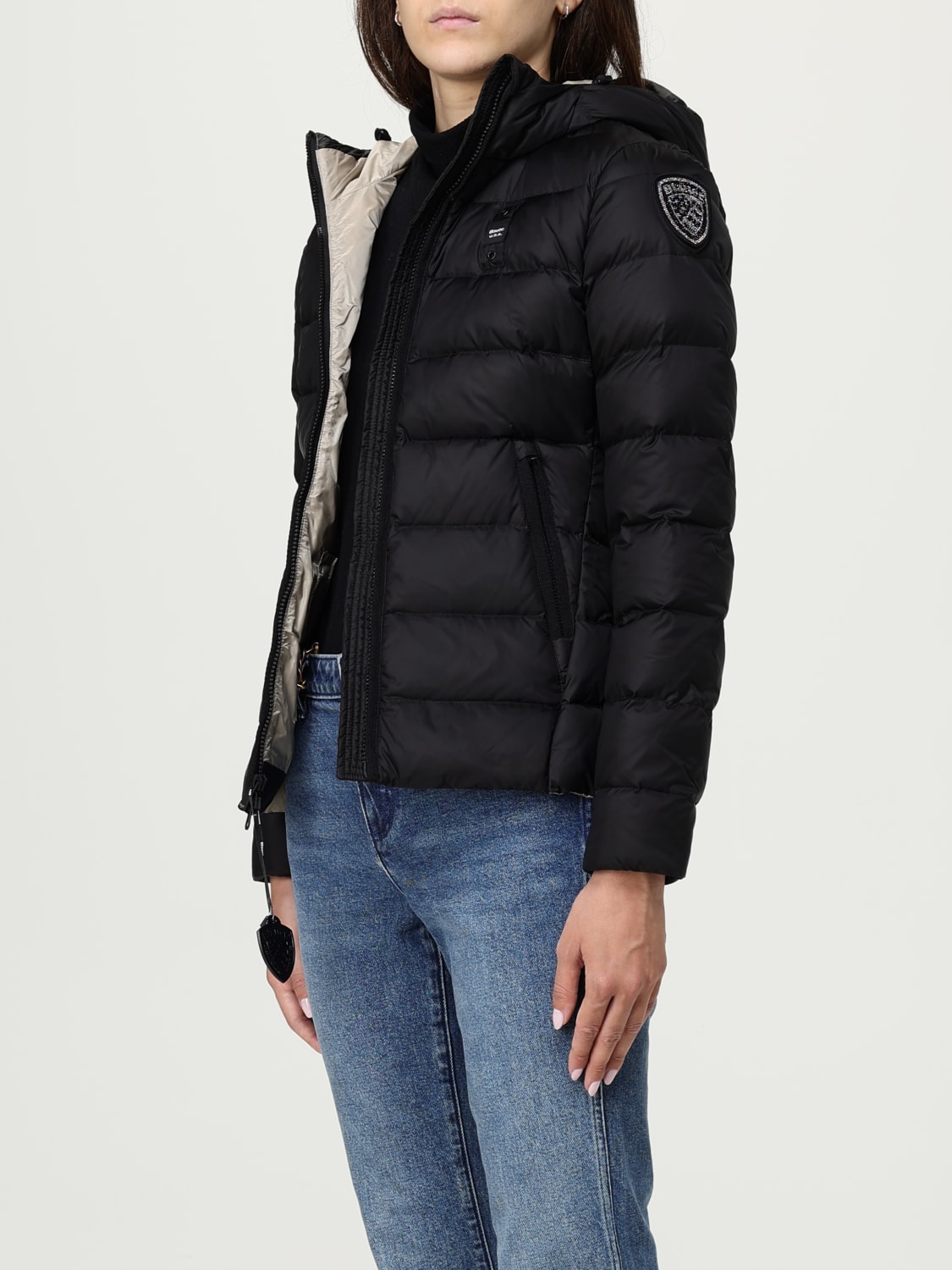 BLAUER 外套: 外套 女士 Blauer, 黑色 - Img 3