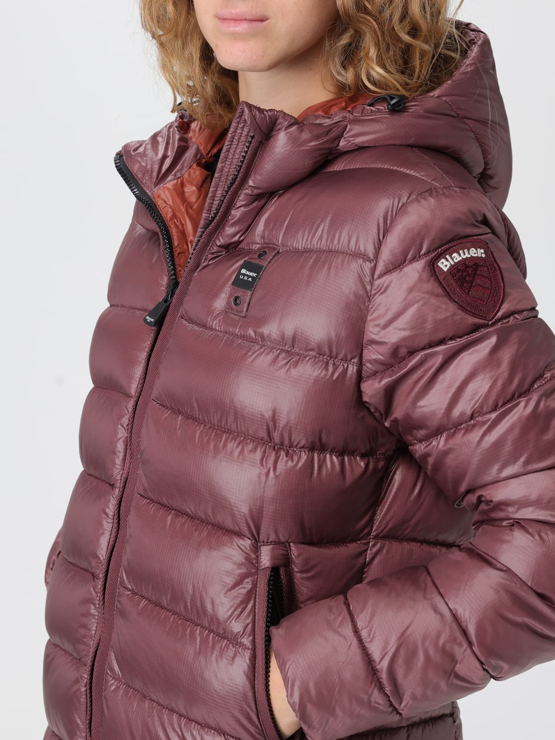 BLAUER JACKET: Jacket woman Blauer, Red - Img 4