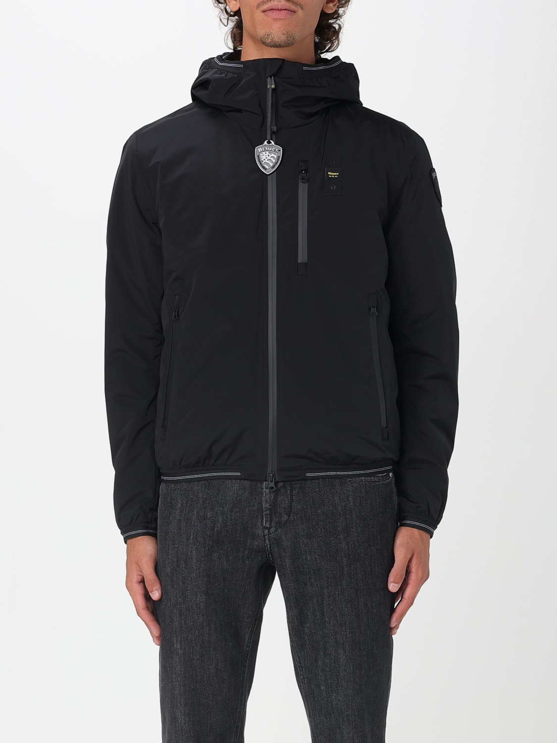 BLAUER JACKET: Jacket men Blauer, Black - Img 1