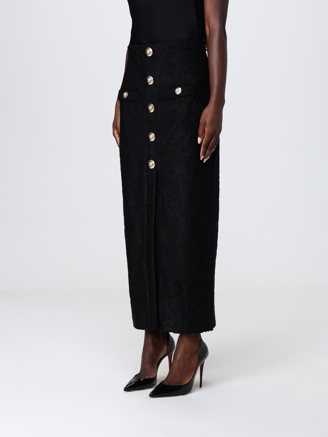 BALMAIN SKIRT: Skirt woman Balmain, Black - Img 4