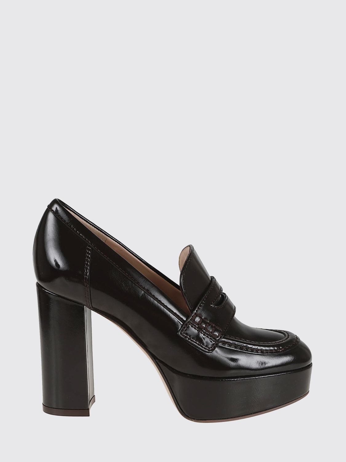 GIANVITO ROSSI PUMP: High heel shoes woman Gianvito Rossi, Coffee - Img 1