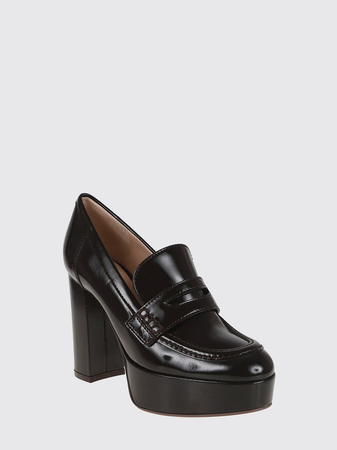 GIANVITO ROSSI PUMP: High heel shoes woman Gianvito Rossi, Coffee - Img 2