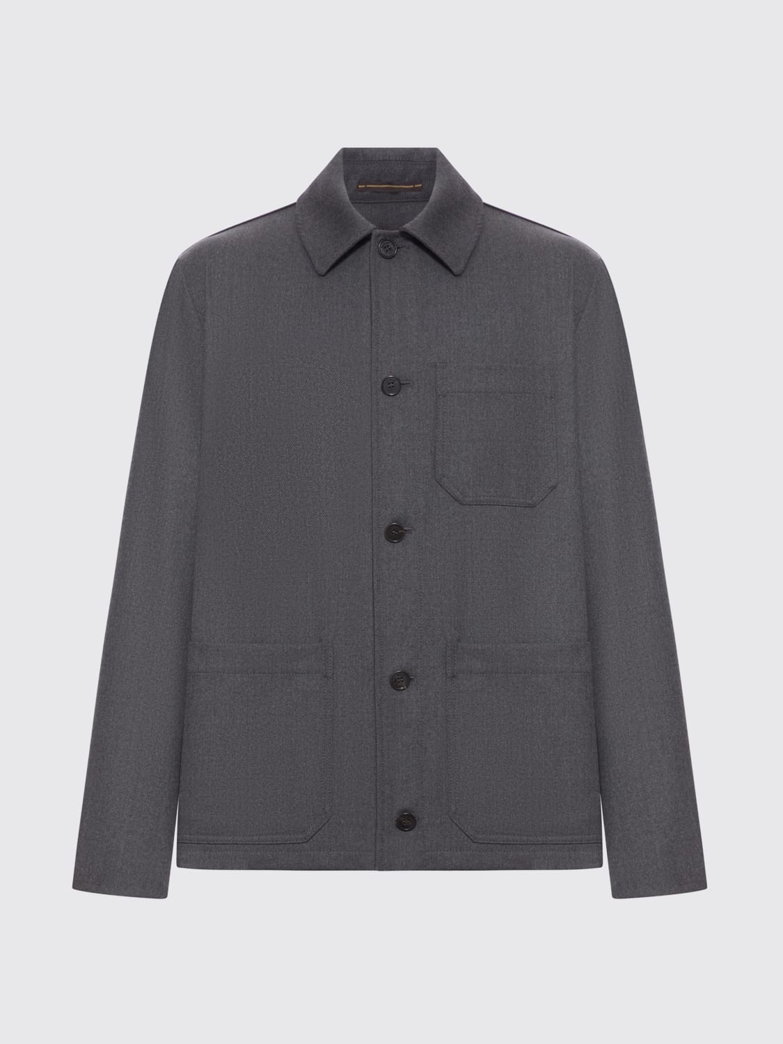 INCOTEX MANTEL: Pullover herren Incotex, Grau - Img 1