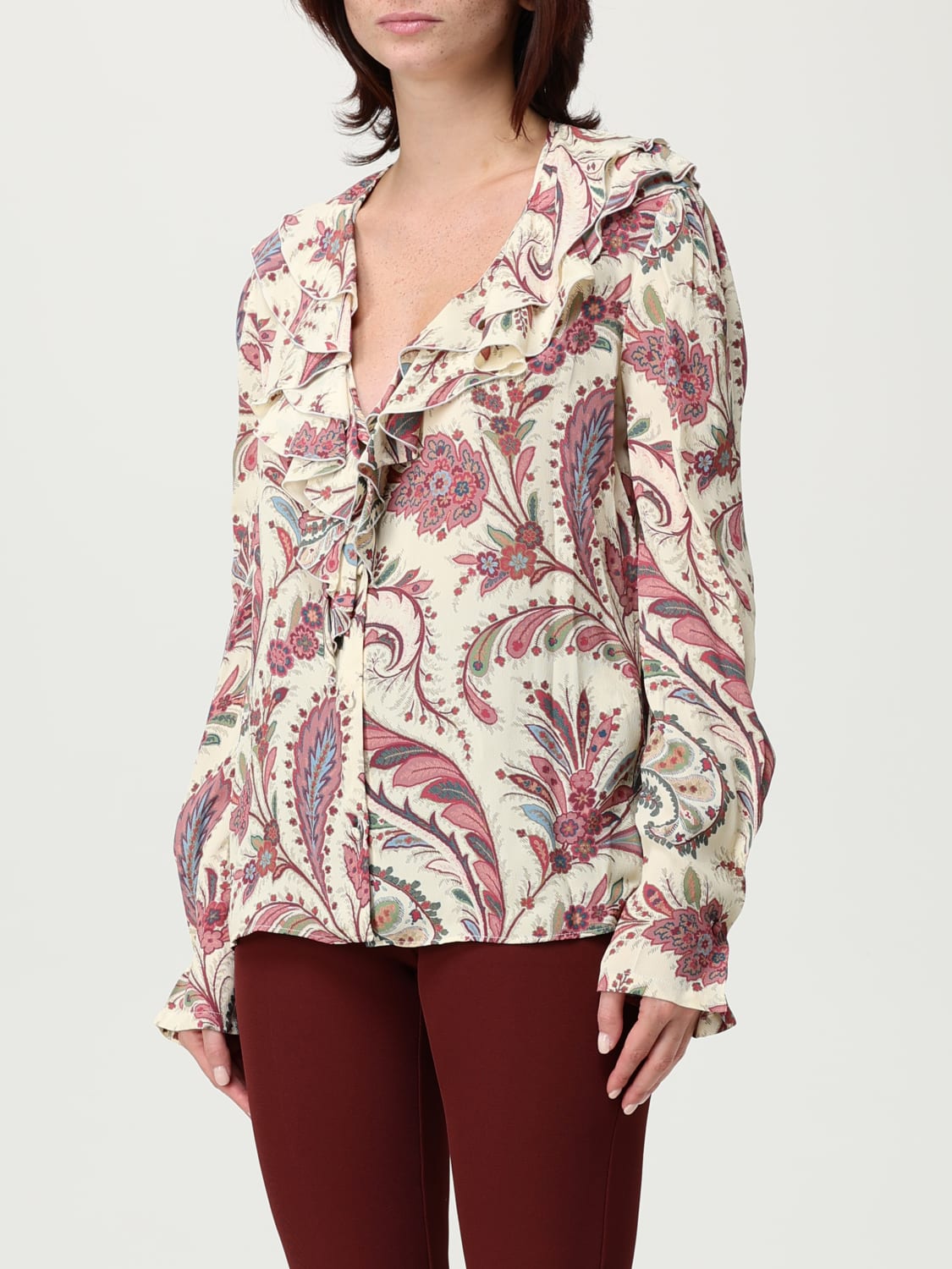 ETRO HEMDBLUSE: Hemdbluse damen Etro, Bunt - Img 4