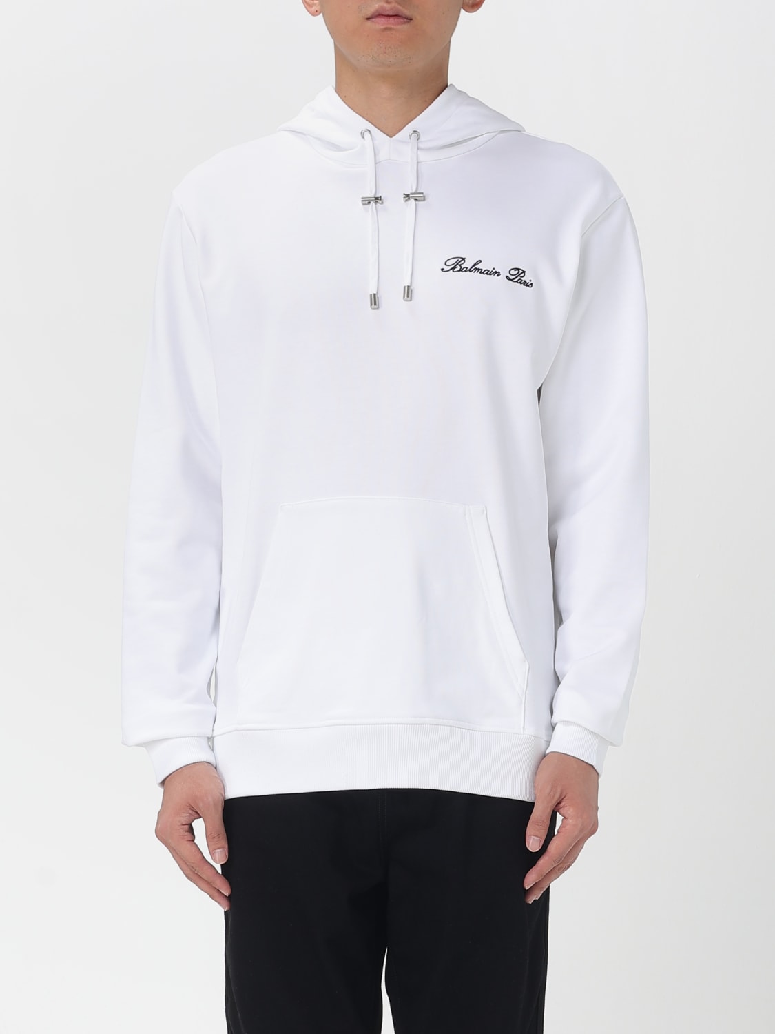 BALMAIN SWEATSHIRT: Sweatshirt men Balmain, White - Img 1
