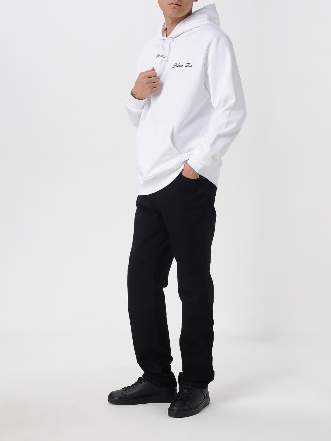 BALMAIN SWEATSHIRT: Sweatshirt men Balmain, White - Img 2
