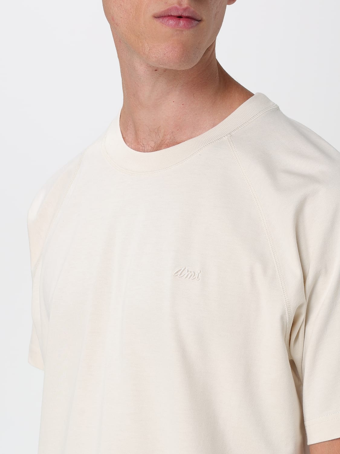 AMI PARIS T-SHIRT: T-shirt men Ami Paris, White - Img 4