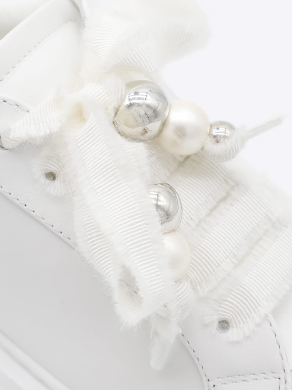 CASADEI BASKETS: Baskets femme Casadei, Blanc - Img 4