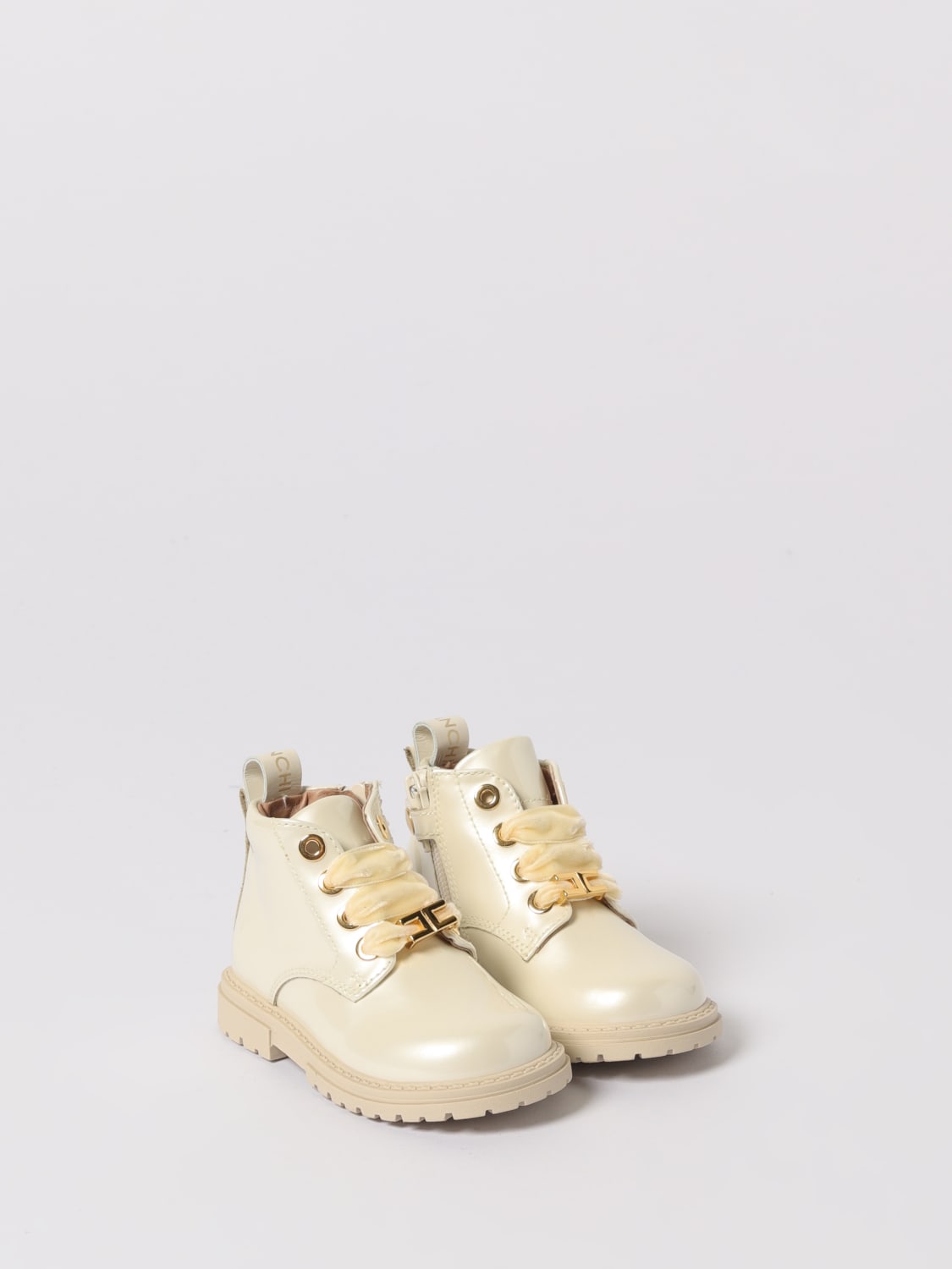 ELISABETTA FRANCHI LA MIA BAMBINA ZAPATOS: Zapatos niños Elisabetta Franchi La Mia Bambina, Blanco - Img 2