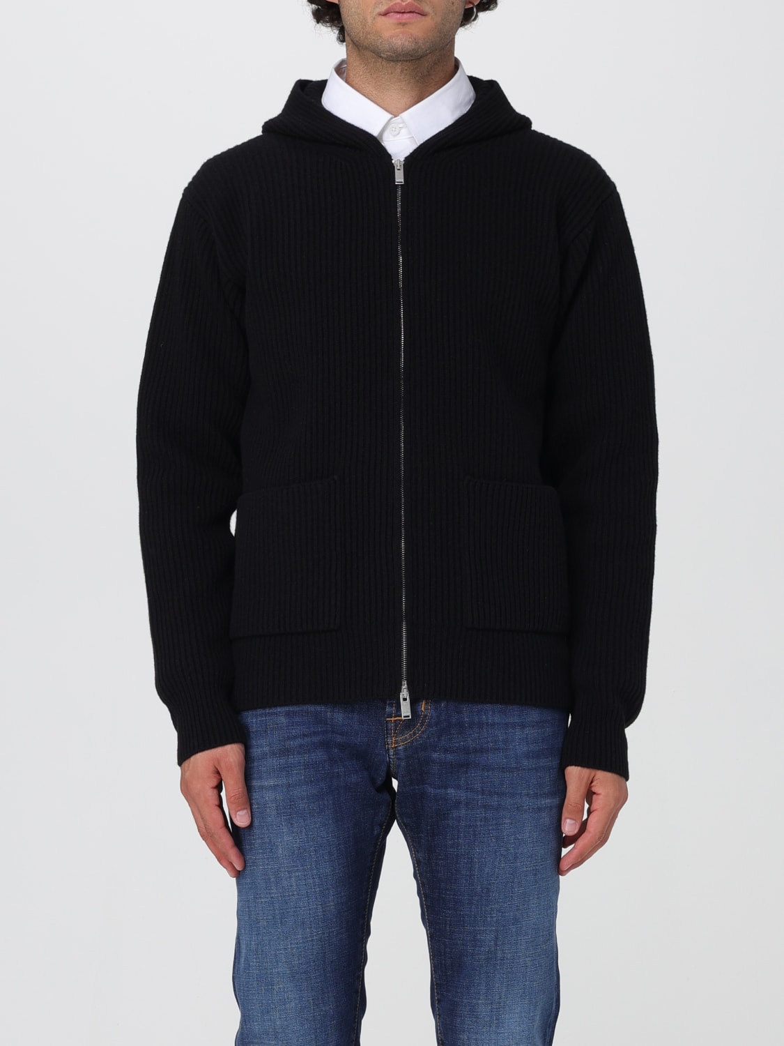 LARDINI SWEATER: Sweater men Lardini, Black - Img 1