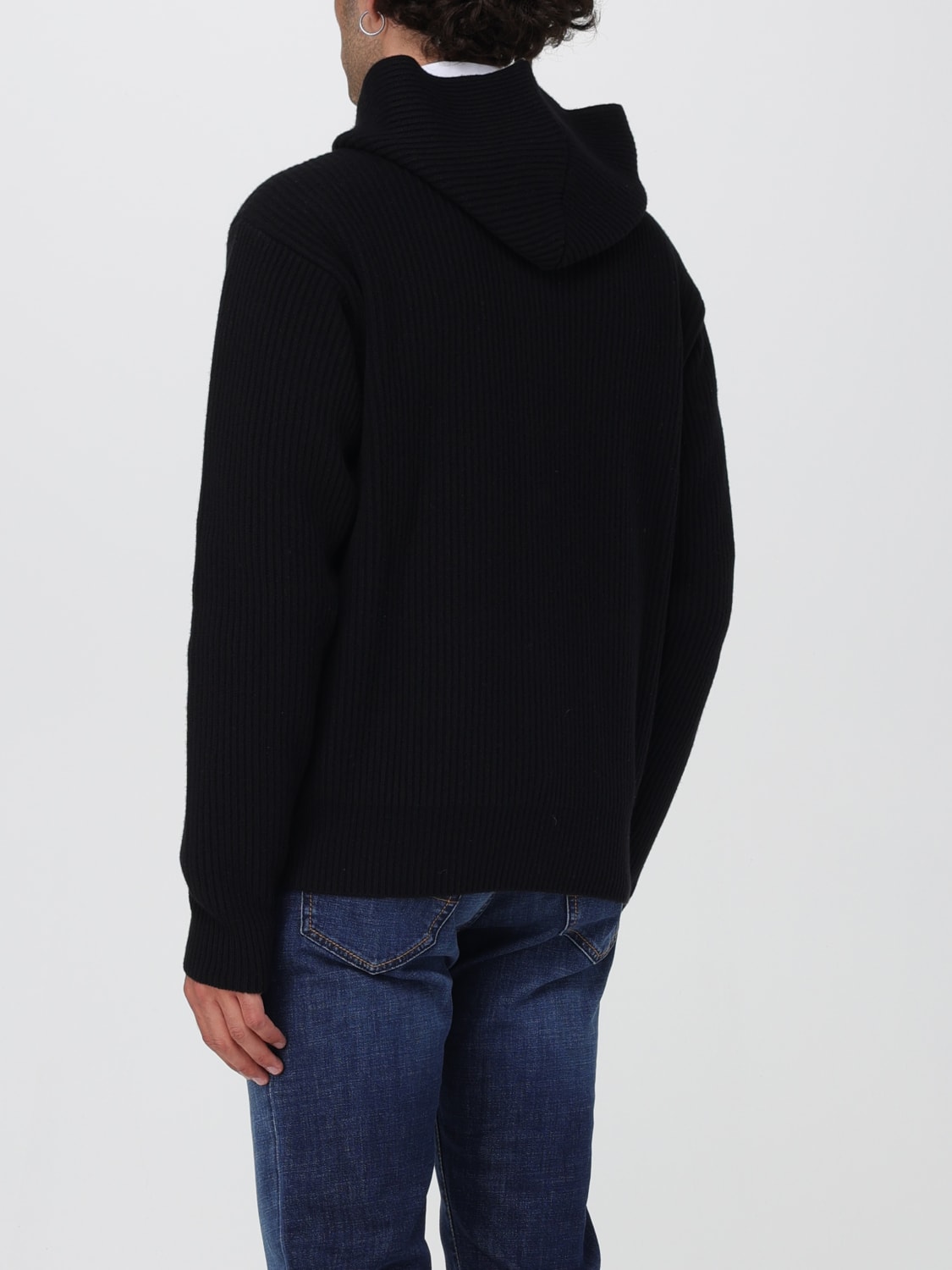 LARDINI SWEATER: Sweater men Lardini, Black - Img 2