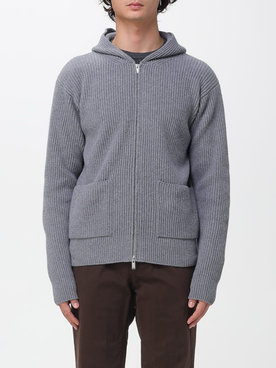 LARDINI SWEATER: Sweater men Lardini, Grey - Img 1