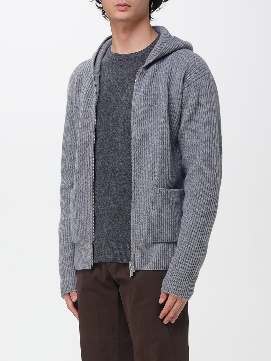 LARDINI SWEATER: Sweater men Lardini, Grey - Img 3