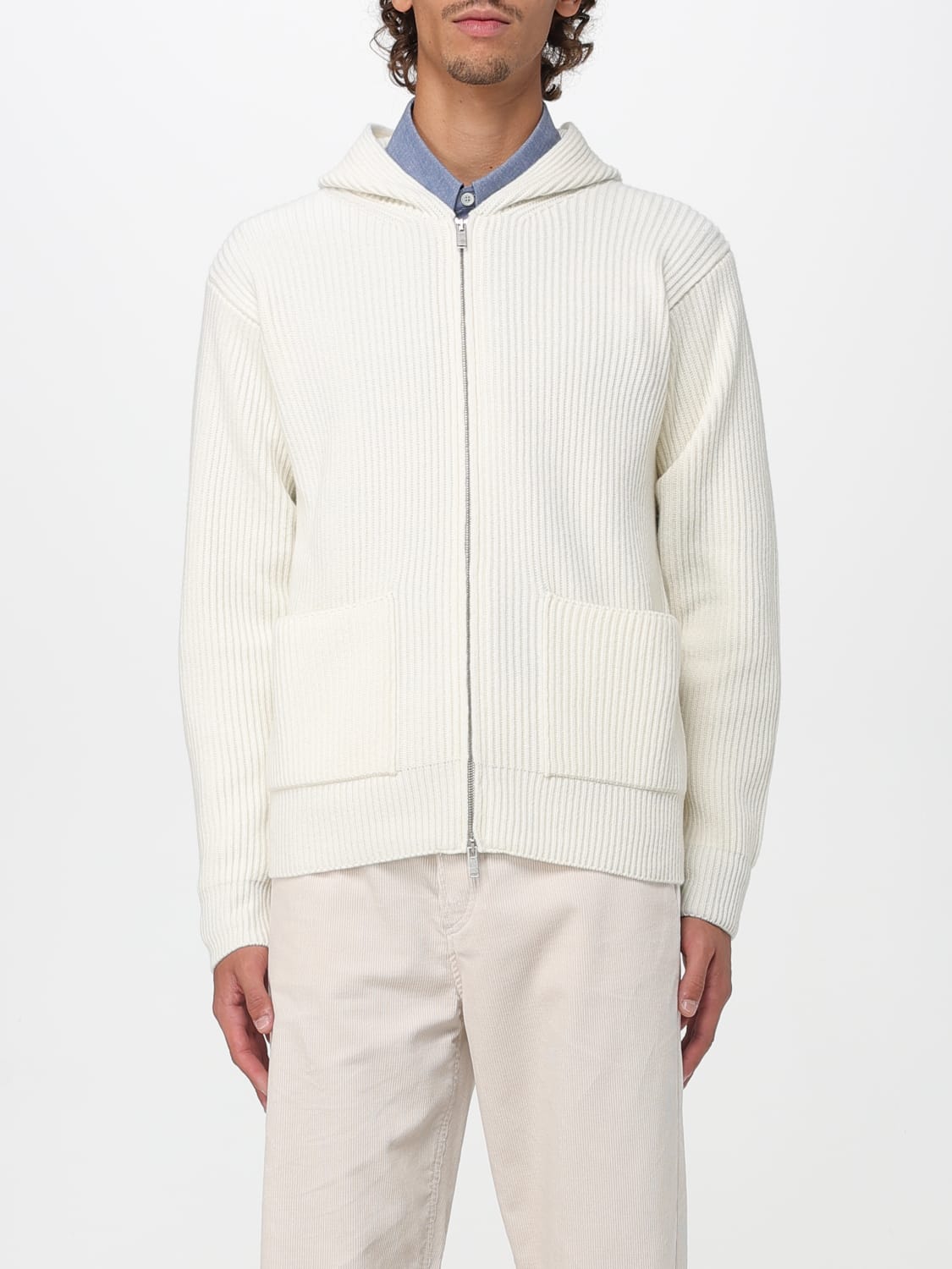 LARDINI SWEATER: Sweater men Lardini, Milk - Img 1