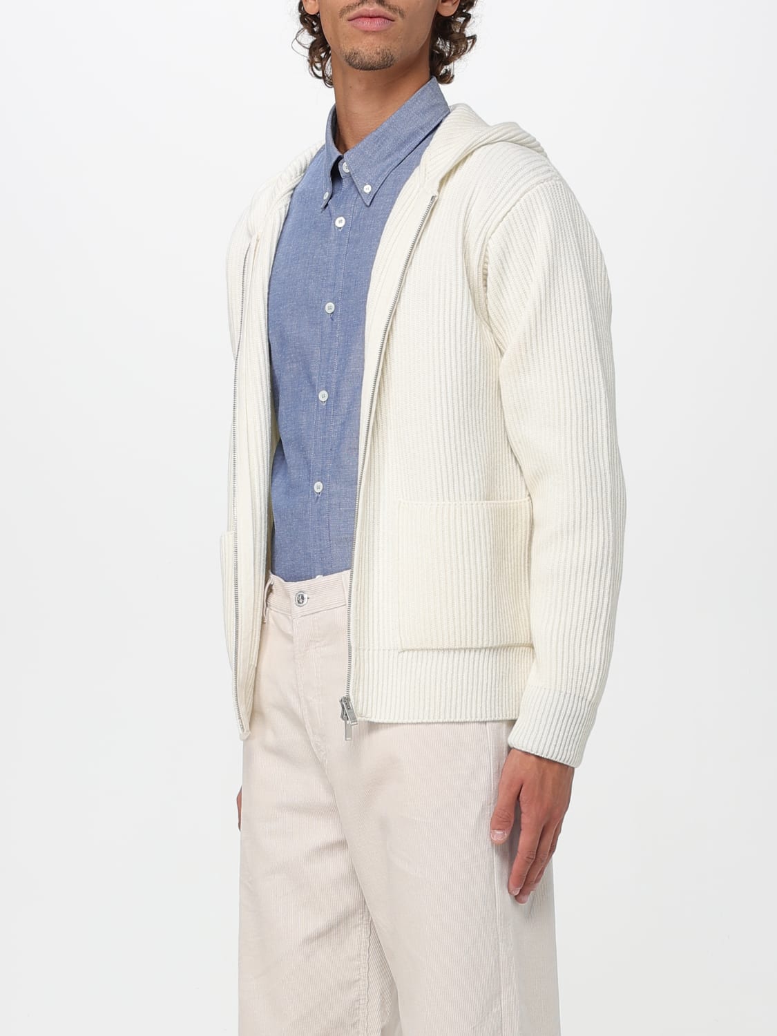 LARDINI SWEATER: Sweater men Lardini, Milk - Img 3