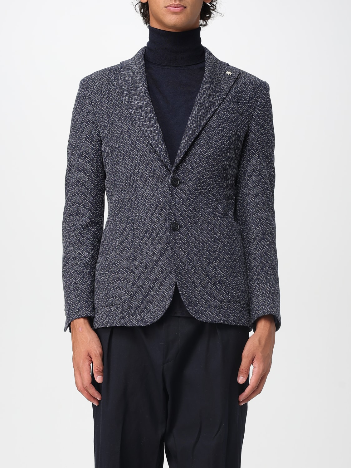 MANUEL RITZ JACKET: Blazer men Manuel Ritz, Blue - Img 1