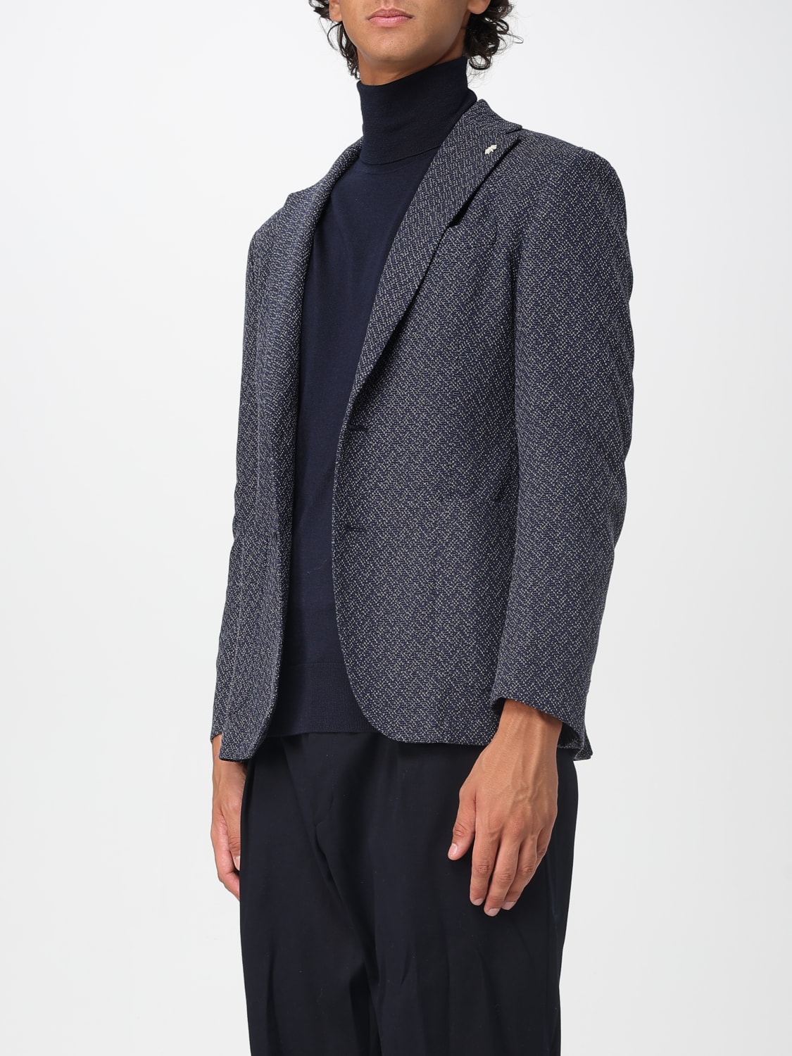 MANUEL RITZ JACKET: Blazer men Manuel Ritz, Blue - Img 3