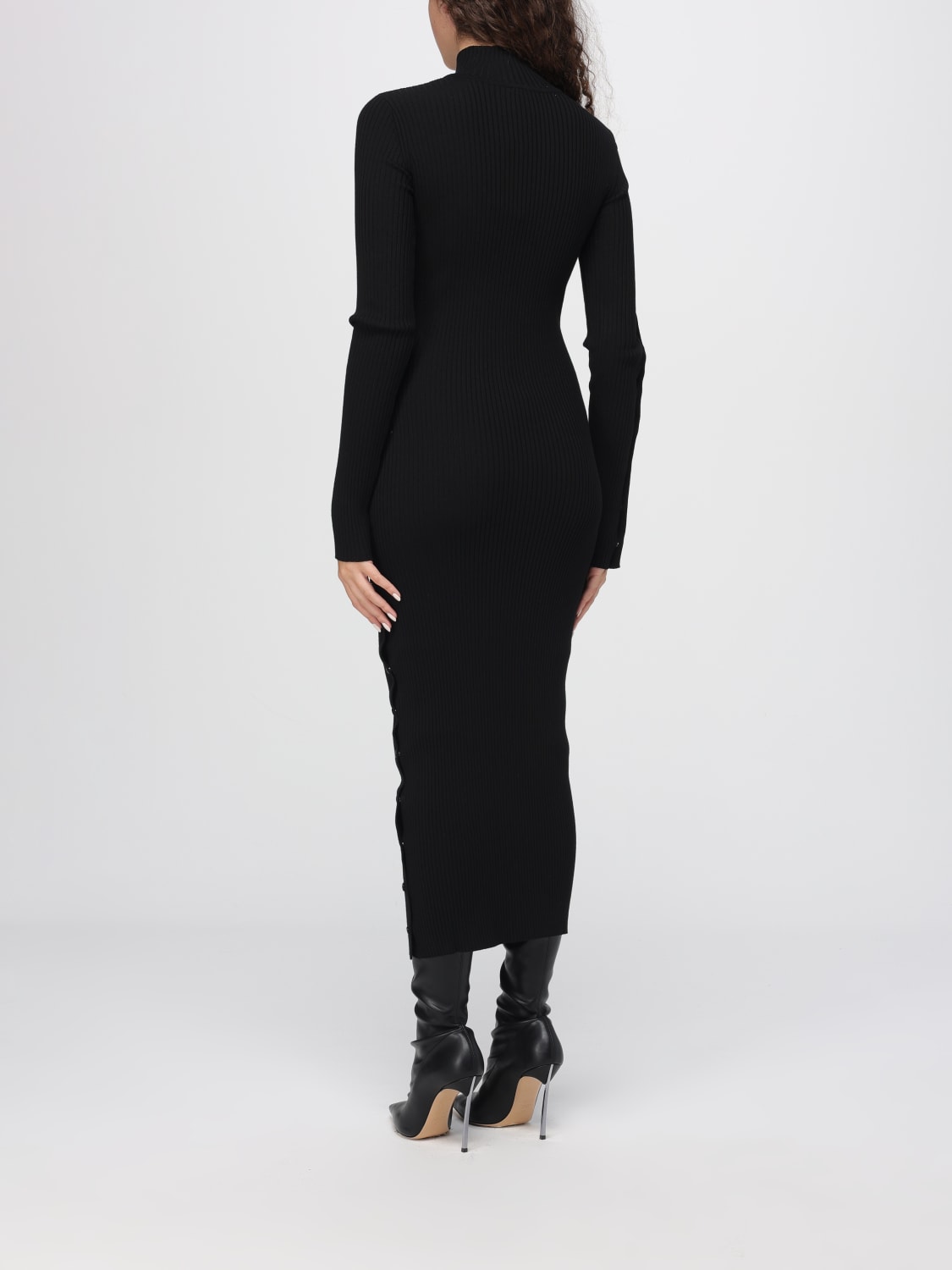 COURRÈGES DRESS: Dress woman CourrÈges, Black - Img 3