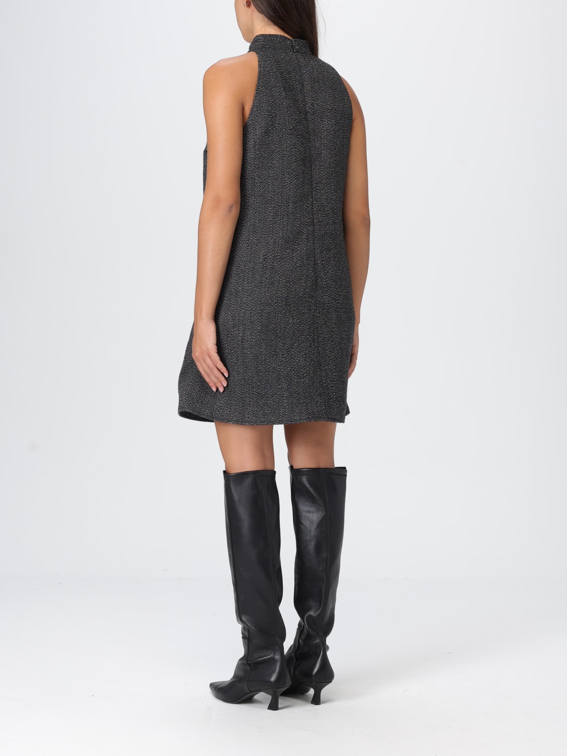 COURRÈGES DRESS: Dress woman CourrÈges, Black - Img 2