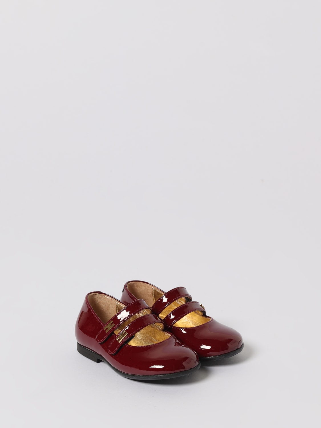 ELISABETTA FRANCHI LA MIA BAMBINA 鞋: 鞋履 儿童 Elisabetta Franchi La Mia Bambina, 酒红 - Img 2