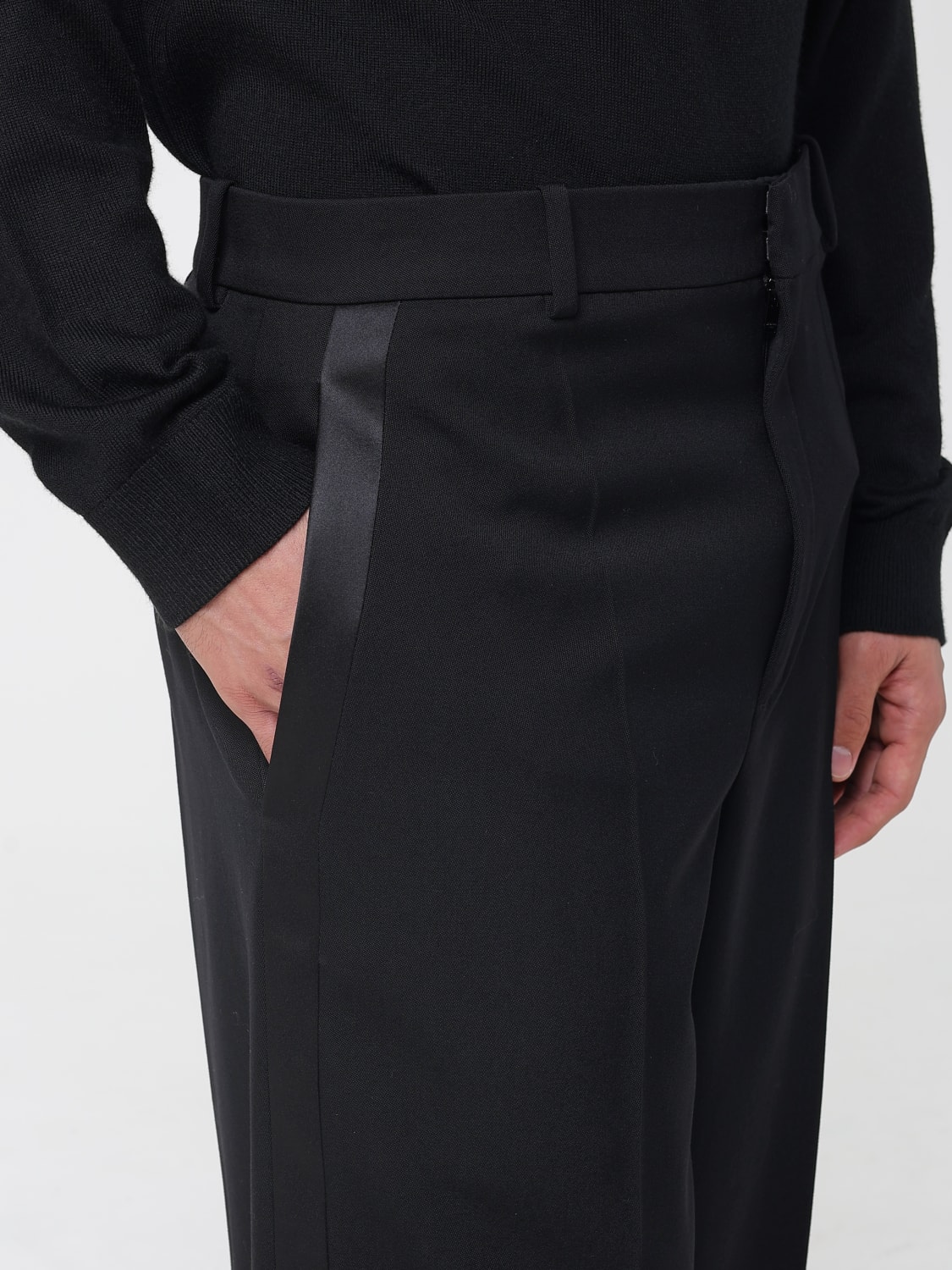 SAINT LAURENT PANTS: Pants men Saint Laurent, Black - Img 5