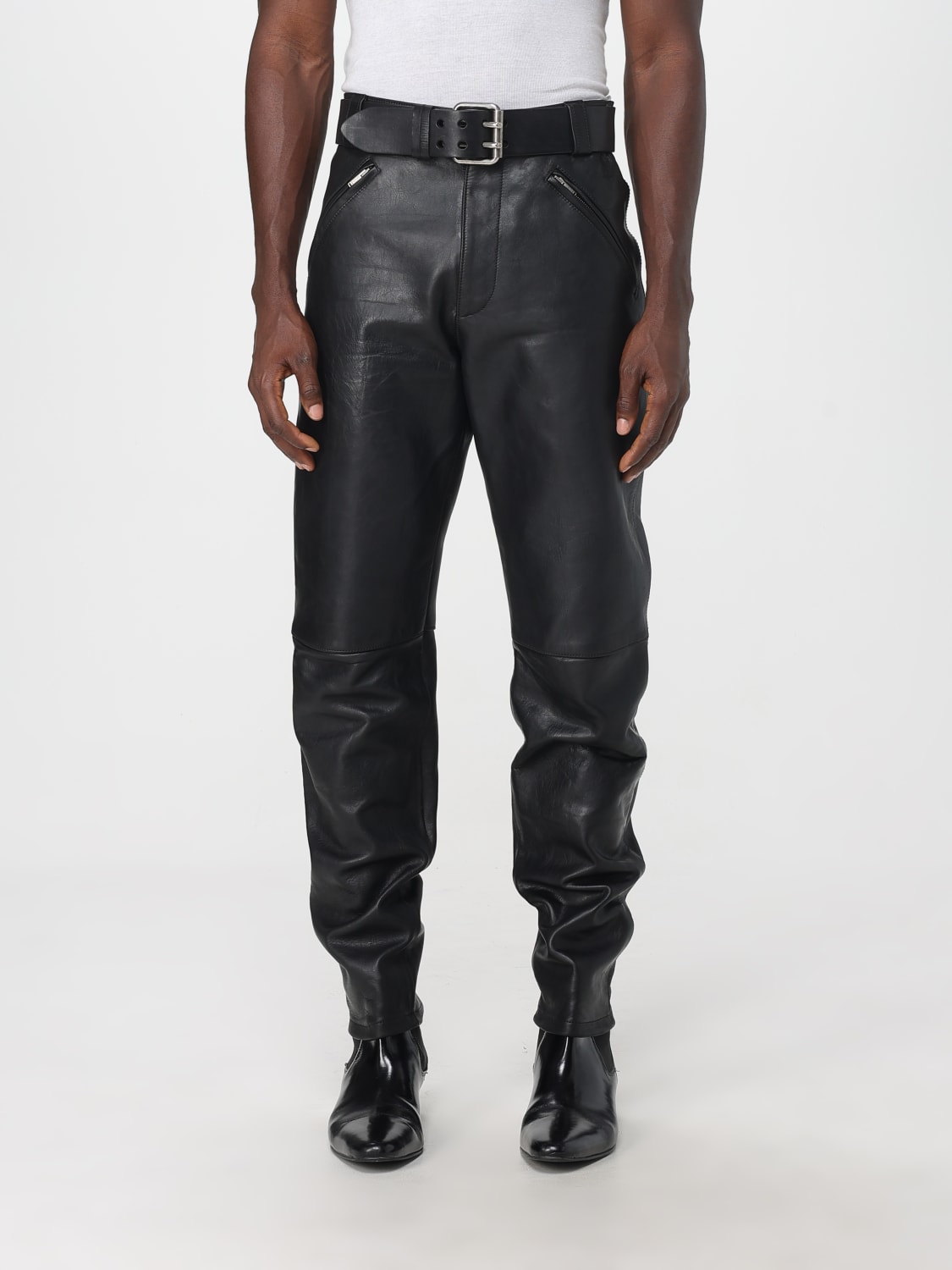 SAINT LAURENT PANTS: Pants men Saint Laurent, Black - Img 1