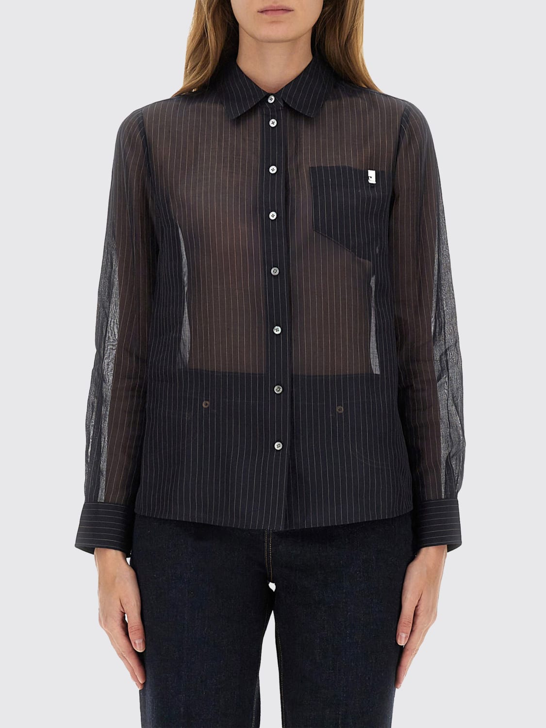 TORY BURCH CHEMISE: Chemise femme Tory Burch, Bleu - Img 1