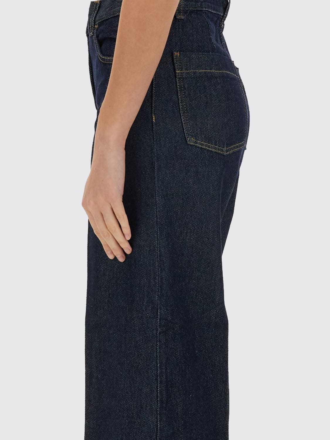 ASPESI PANTS: Pants woman Aspesi, Denim - Img 4