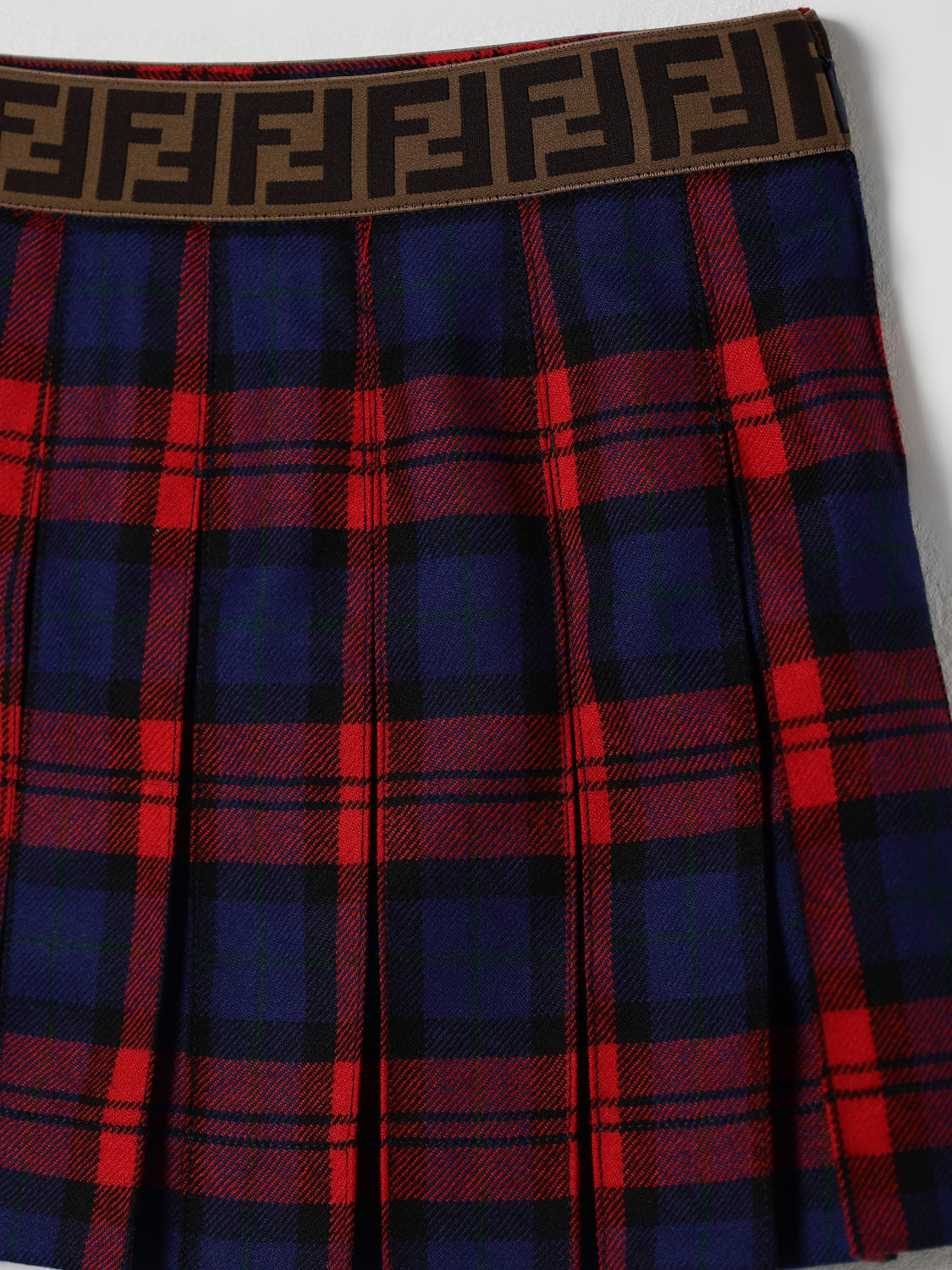 FENDI SKIRT: Skirt kids Fendi, Red - Img 3