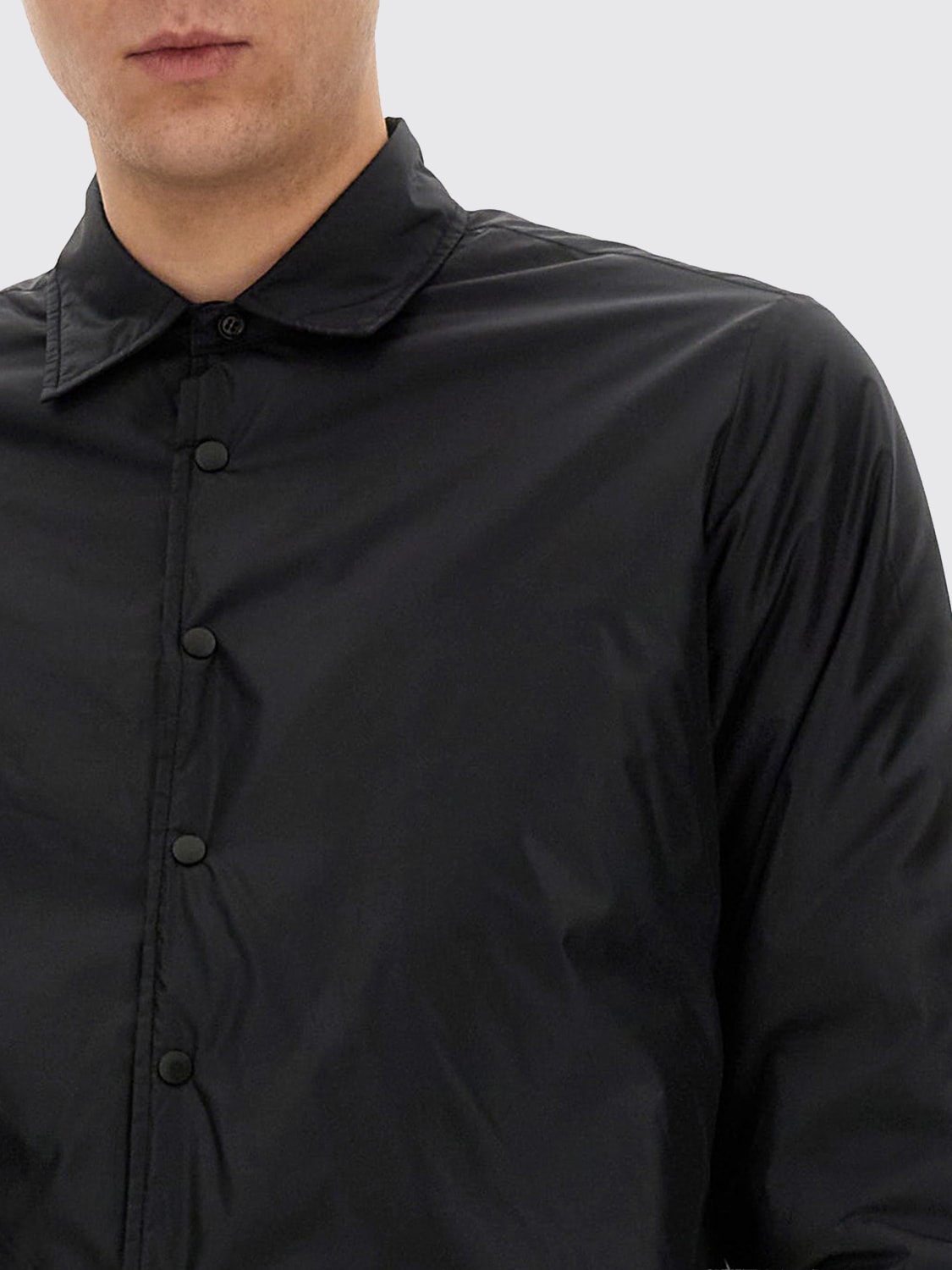 ASPESI CAMICIA: Camicia Aspesi in nylon , Nero - Img 4