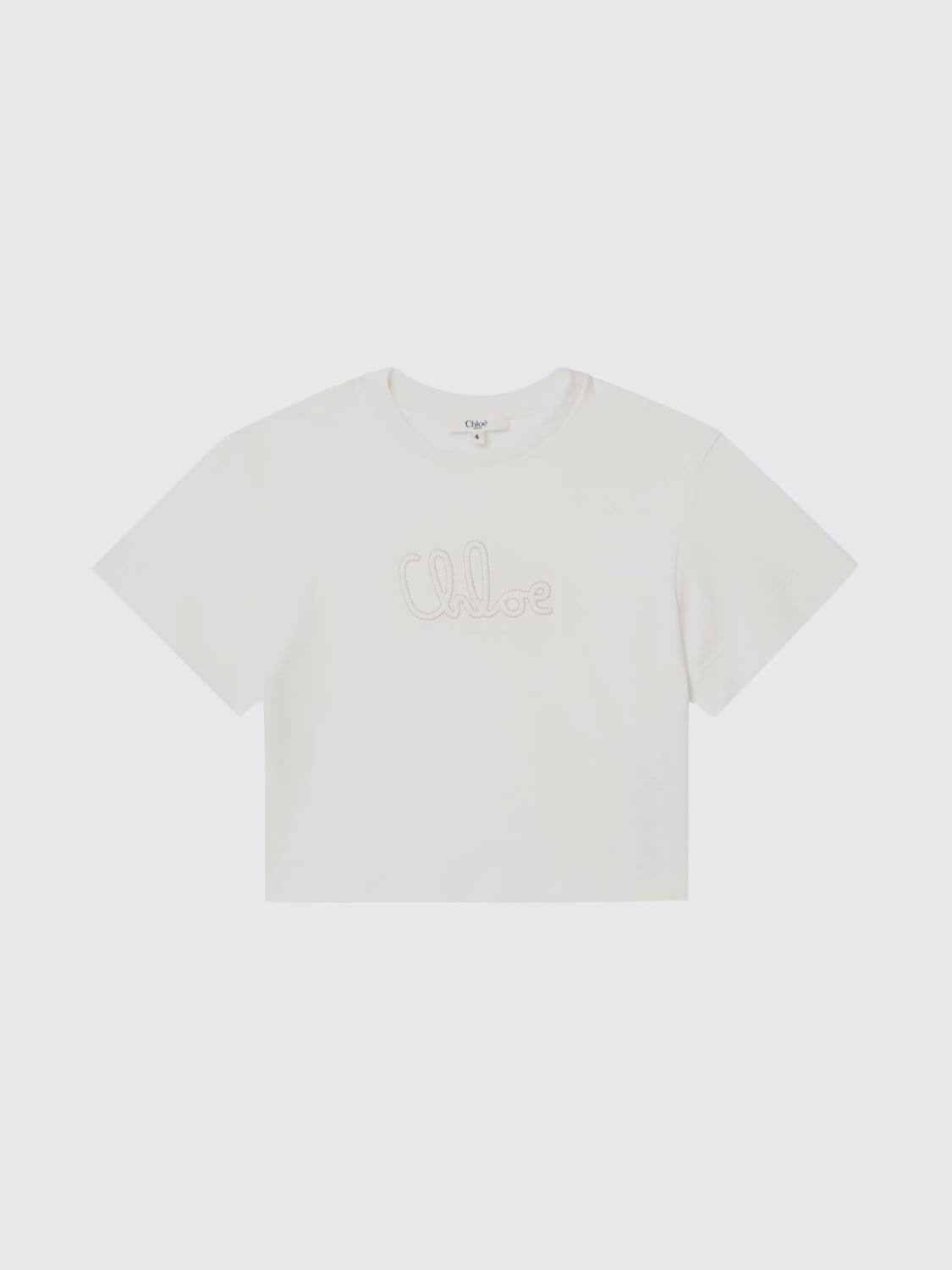 CHLOÉ T-SHIRT: T-shirt kids ChloÉ, White - Img 1