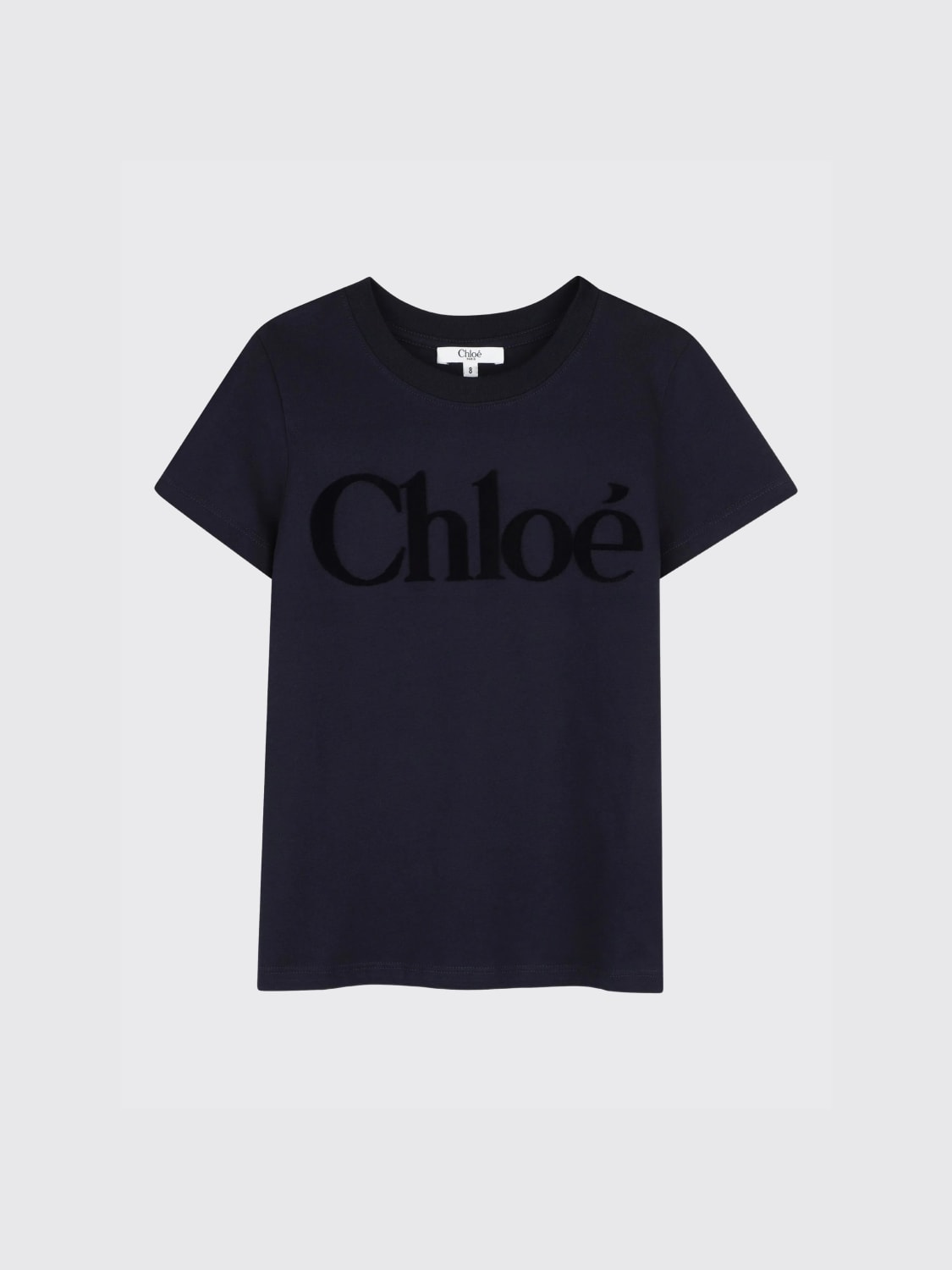 CHLOÉ CAMISETA: Camiseta niños ChloÉ, Azul Oscuro - Img 1