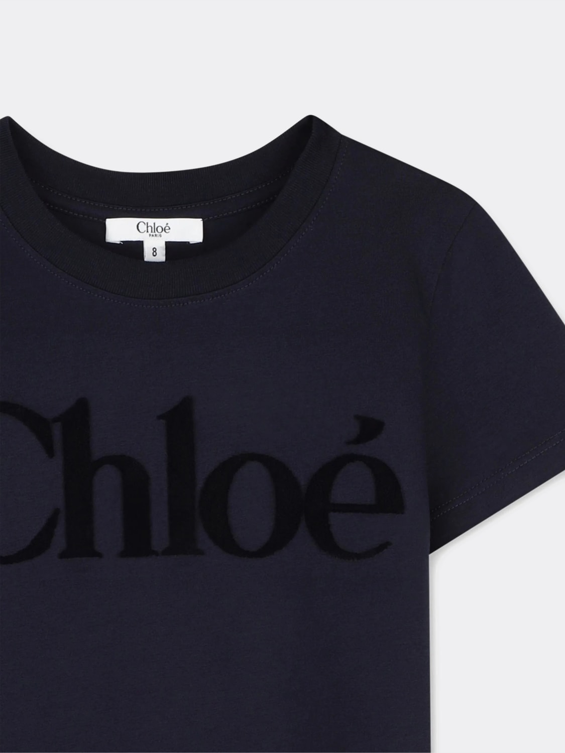 CHLOÉ CAMISETA: Camiseta niños ChloÉ, Azul Oscuro - Img 3