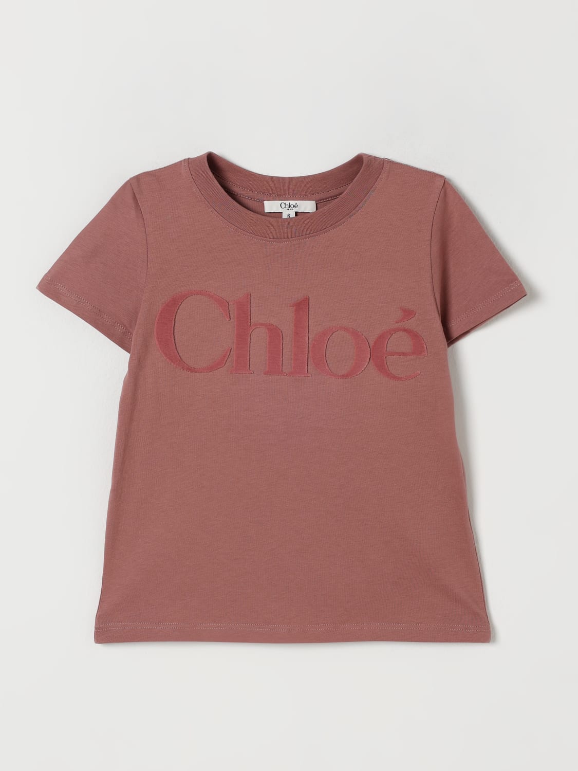 CHLOÉ T-SHIRT: T-shirt enfant ChloÉ, Marron - Img 1