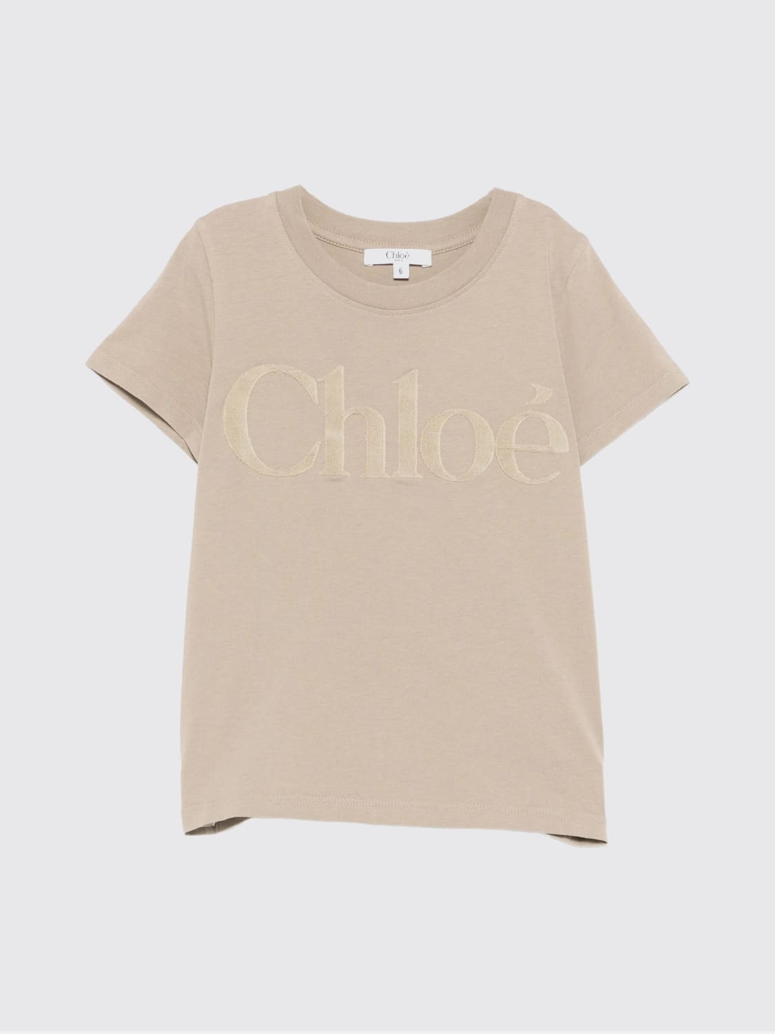 CHLOÉ T-SHIRT: T-shirt enfant ChloÉ, Brun - Img 1