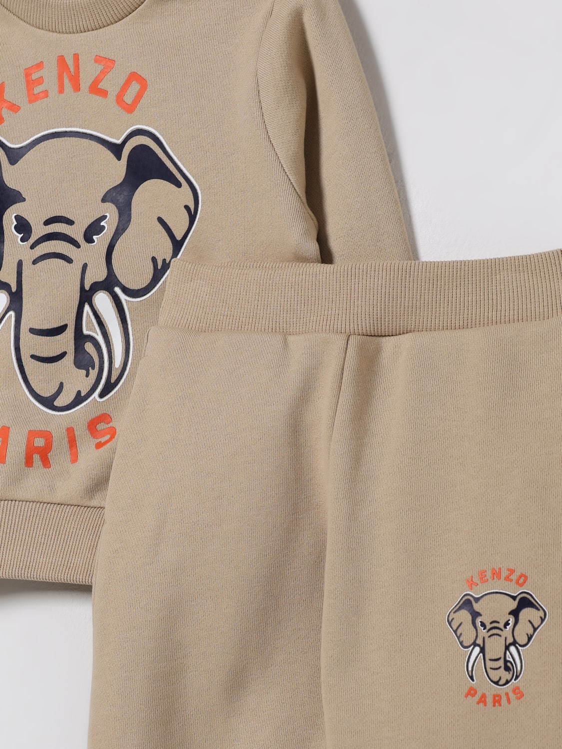 KENZO KIDS JUMPSUIT: Tracksuits kids Kenzo Kids, Beige - Img 3