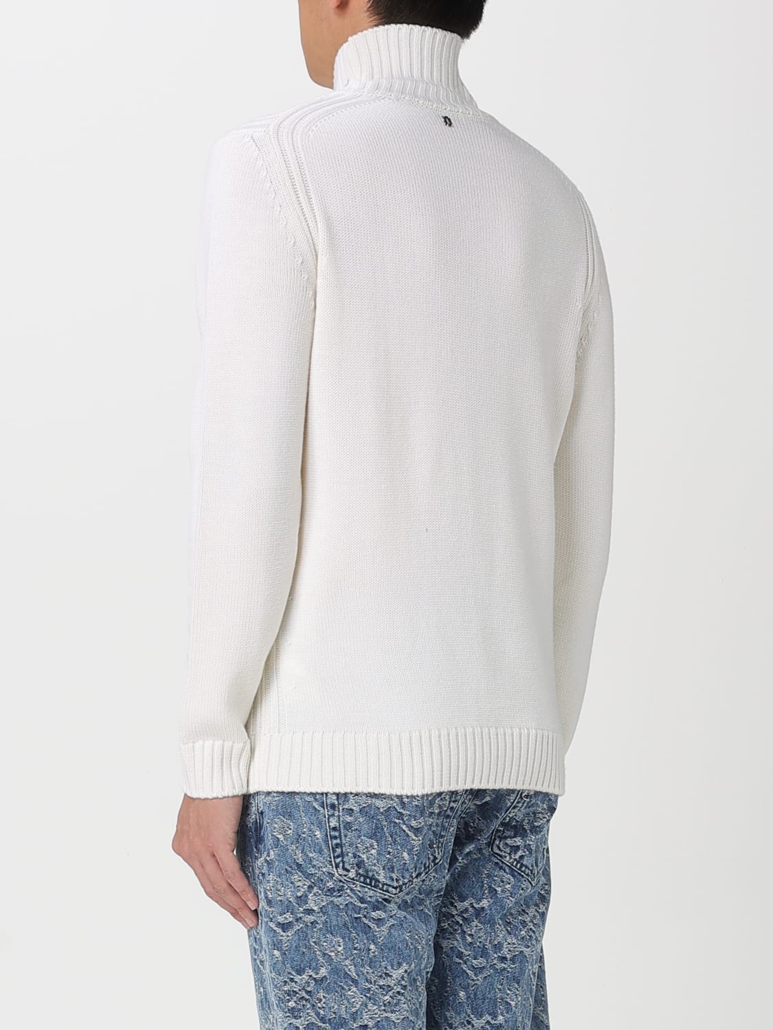 DONDUP PULLOVER: Pullover herren Dondup, Weiss 1 - Img 2
