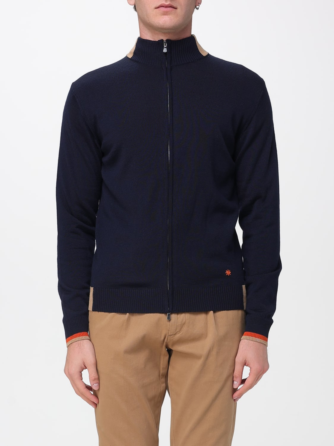MANUEL RITZ SWEATER: Sweater men Manuel Ritz, Blue - Img 1