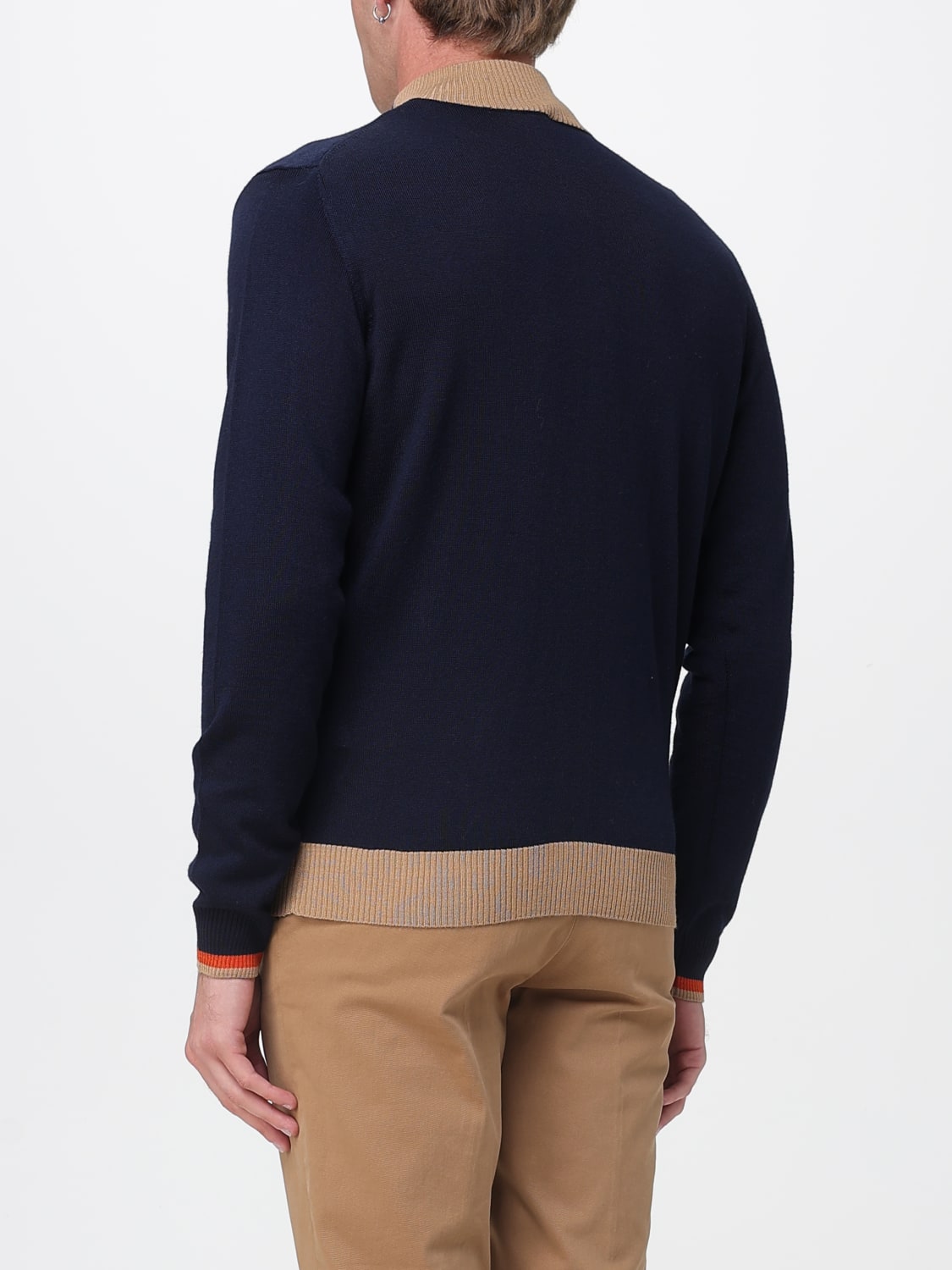 MANUEL RITZ SWEATER: Sweater men Manuel Ritz, Blue - Img 2