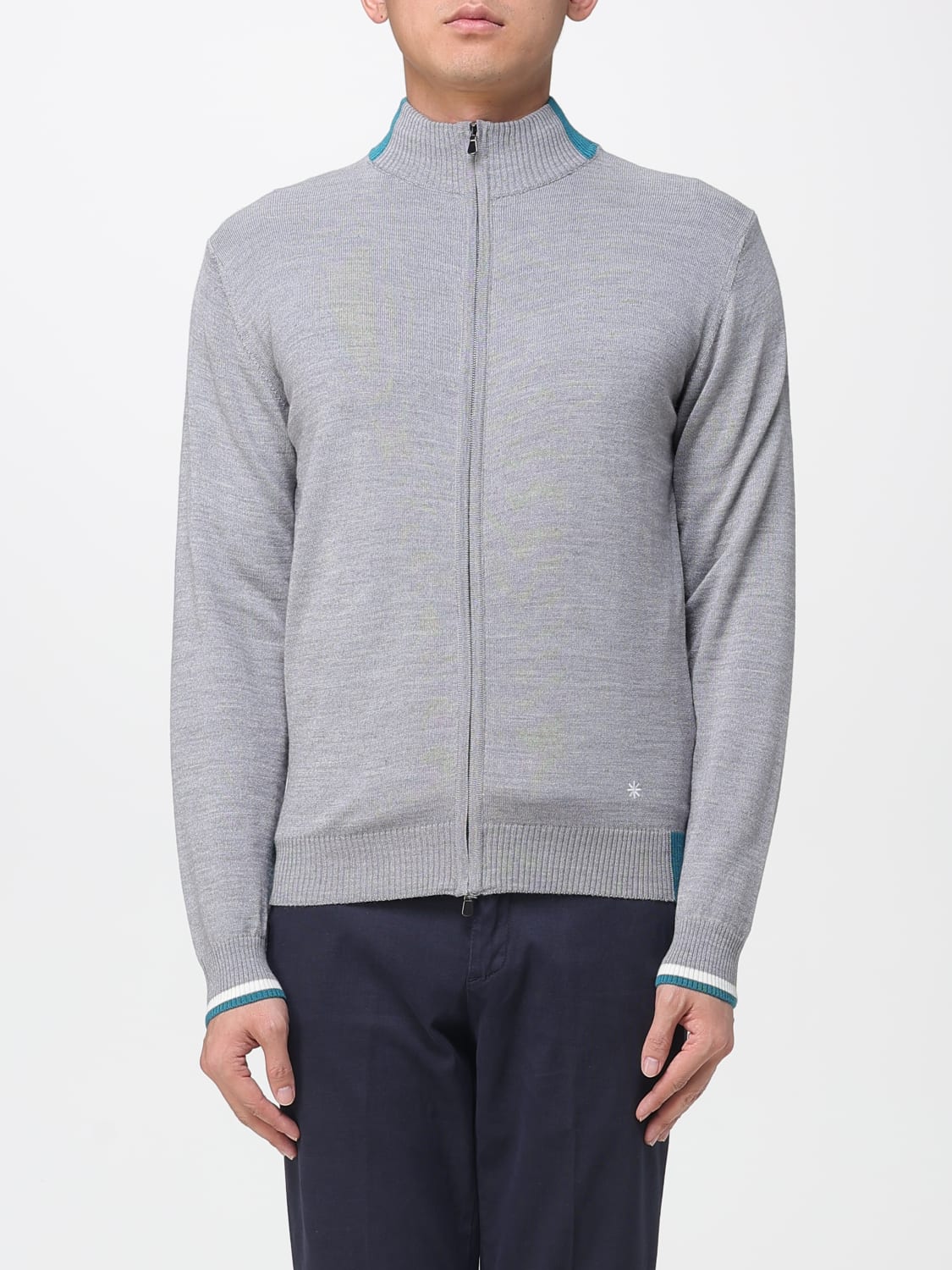 MANUEL RITZ SWEATER: Sweater men Manuel Ritz, Grey - Img 1