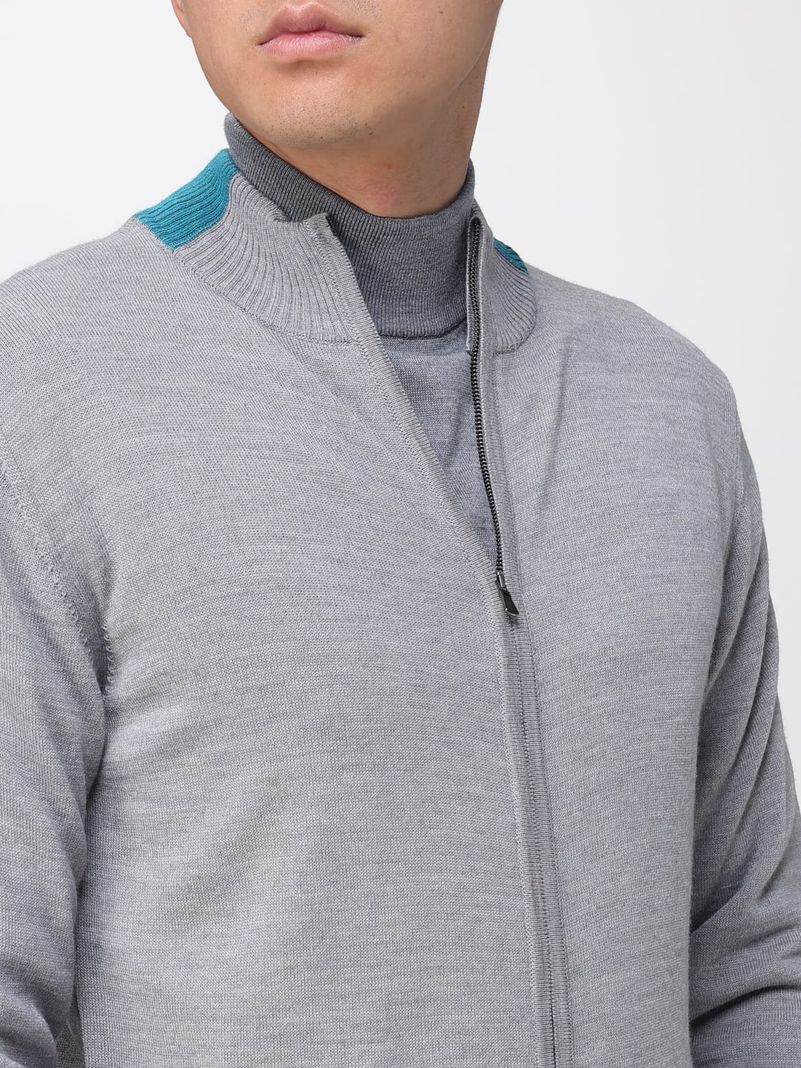 MANUEL RITZ SWEATER: Sweater men Manuel Ritz, Grey - Img 4