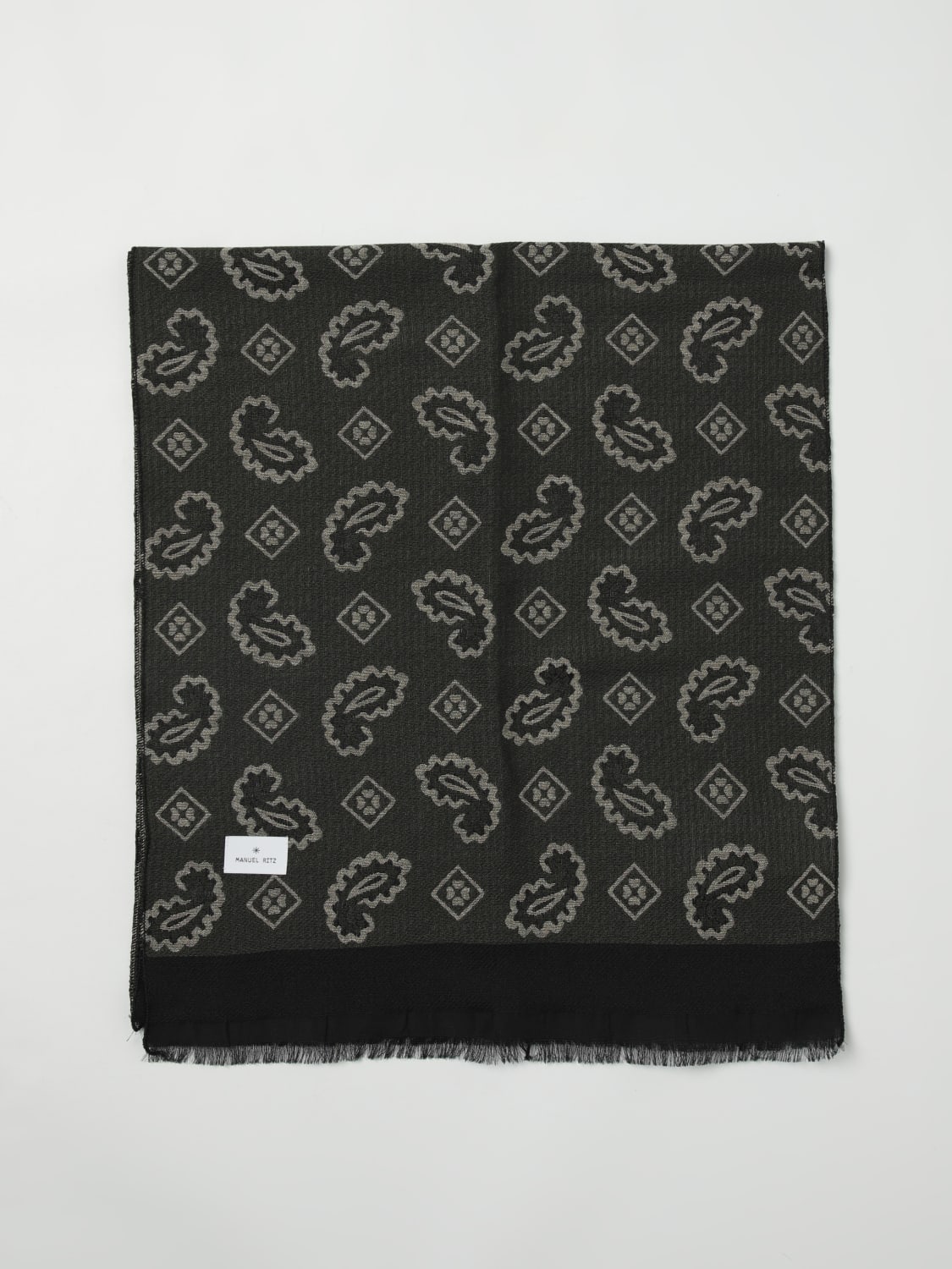 MANUEL RITZ SCARF: Scarf men Manuel Ritz, Green - Img 1