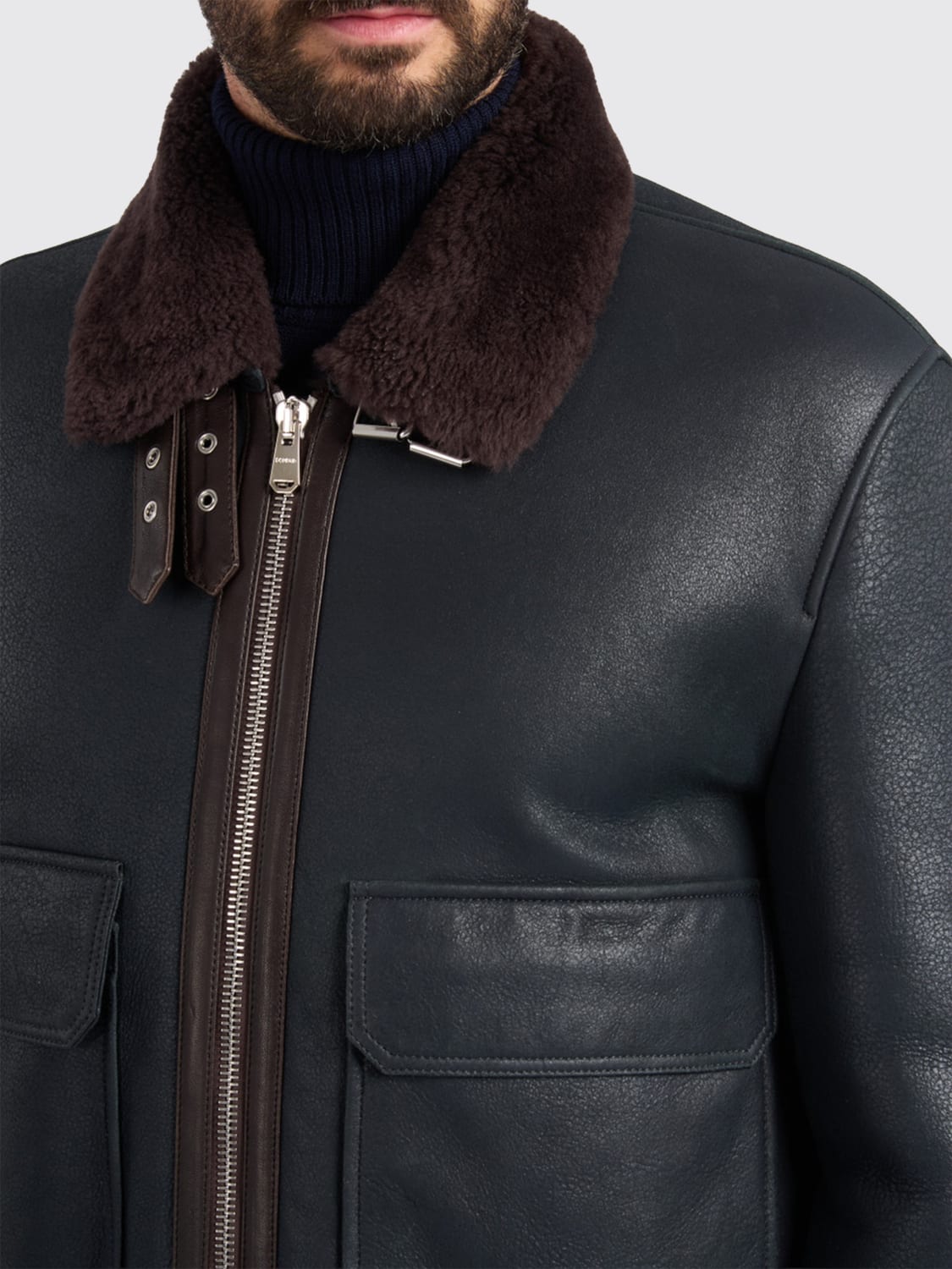 DONDUP JACKET: Coat men Dondup, Blue - Img 3