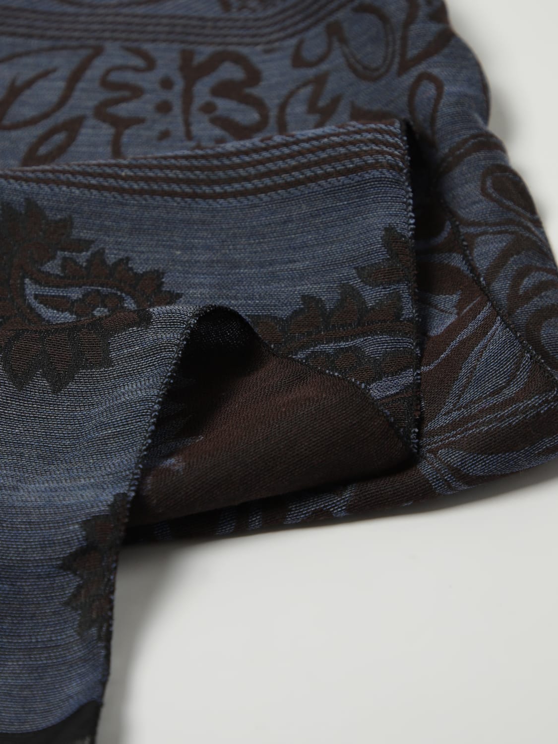 MANUEL RITZ SCARF: Scarf men Manuel Ritz, Blue - Img 3