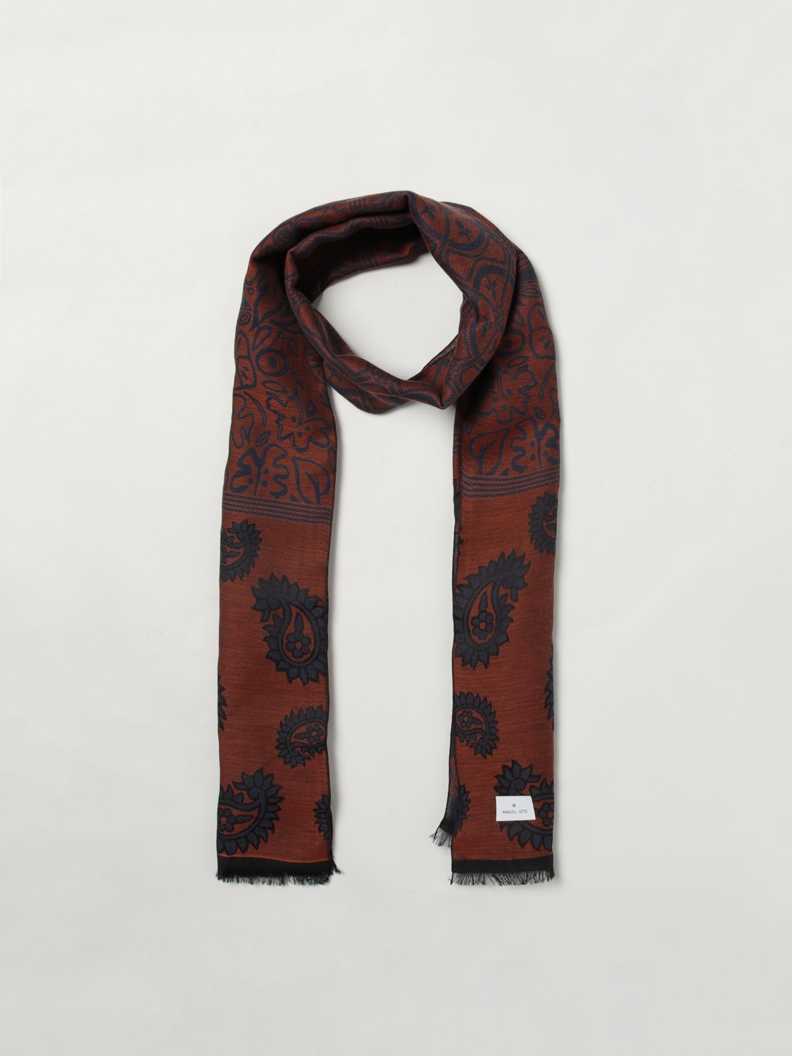 MANUEL RITZ SCARF: Scarf men Manuel Ritz, Rust - Img 2
