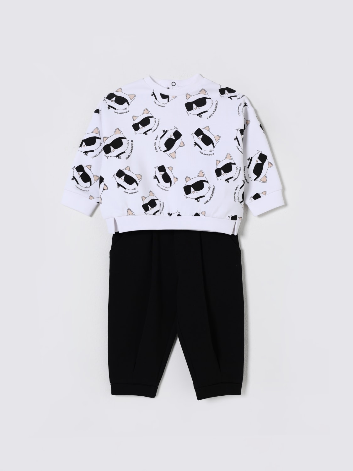 KARL LAGERFELD KIDS MONO: Vestido niños Karl Lagerfeld Kids, Blanco - Img 1