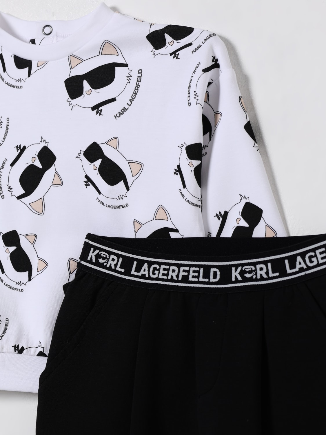 KARL LAGERFELD KIDS MONO: Vestido niños Karl Lagerfeld Kids, Blanco - Img 3