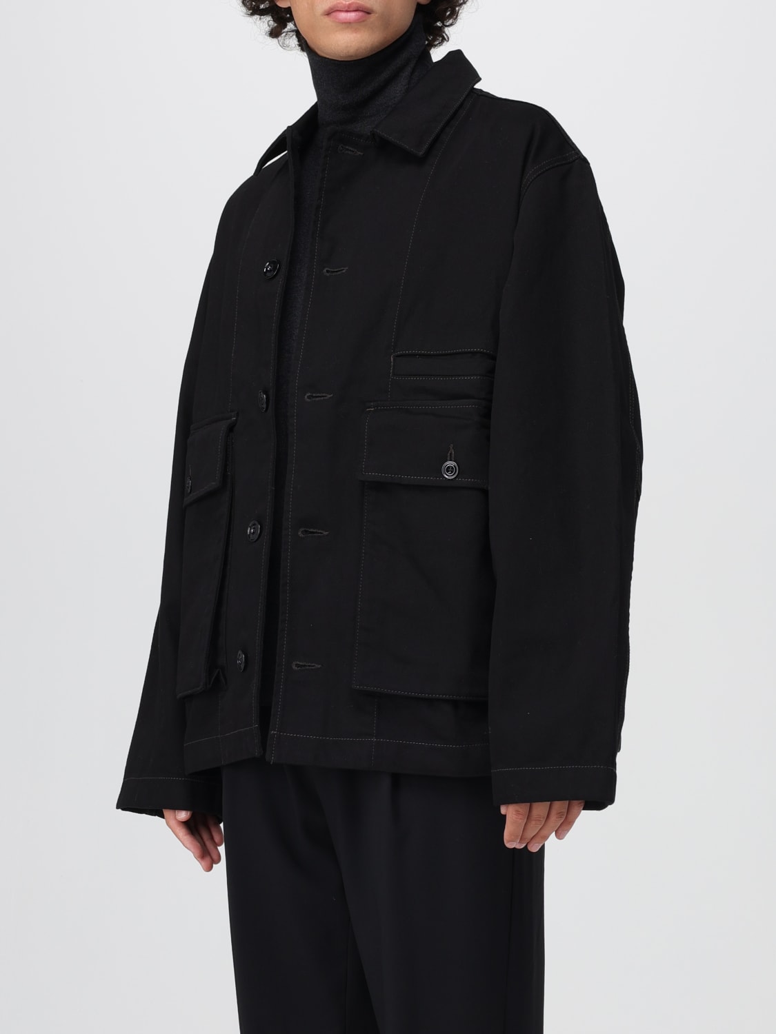 LEMAIRE 재킷: 재킷 남성 Lemaire, 블랙 - Img 4